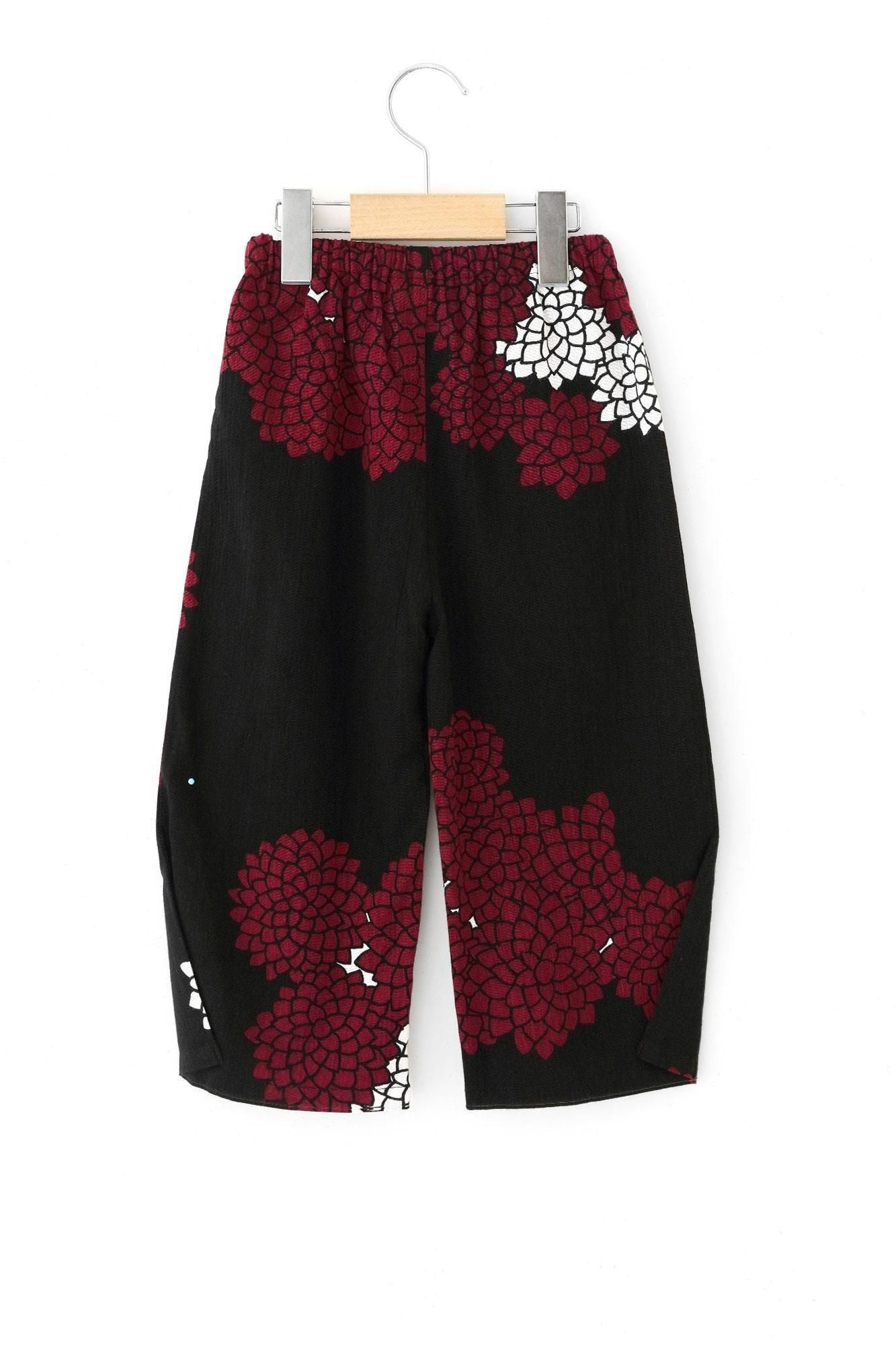 ●高島縮棉20/20童裝長褲 蕾/雲間菊