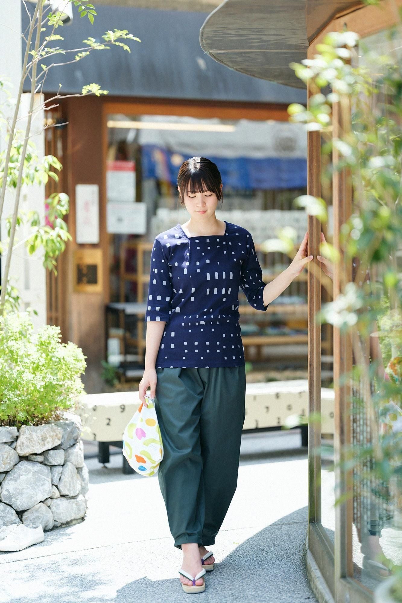 Isemomen Cotton Kohabaori Eco Bag / Budding