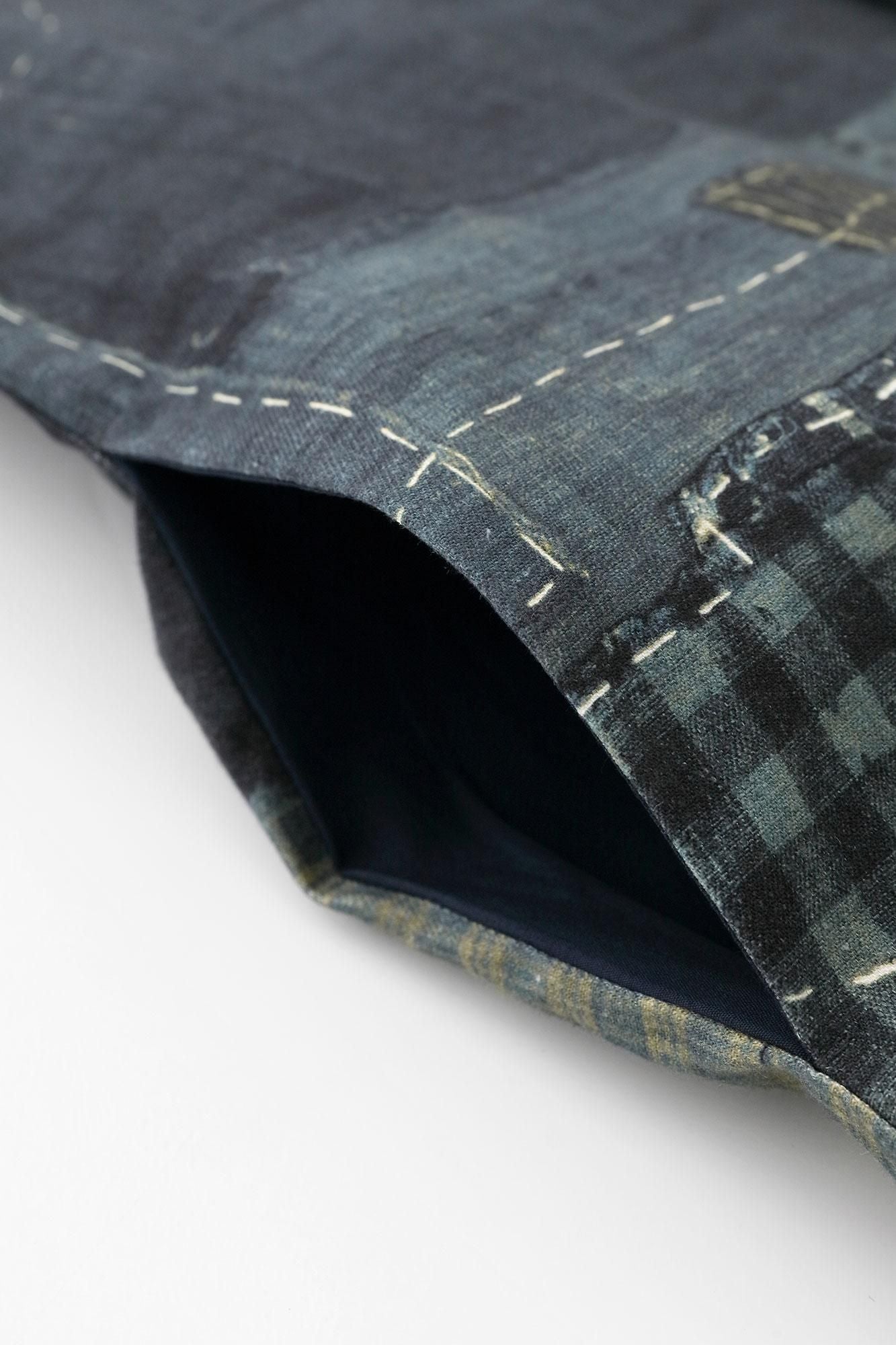 亚麻棉弹力夹克衫/BORO IJ