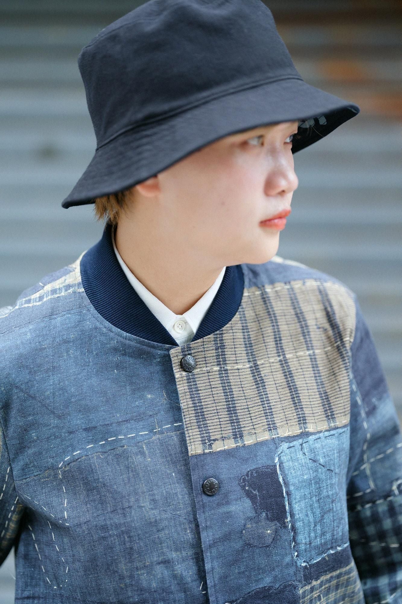 亚麻棉弹力夹克衫/BORO IJ