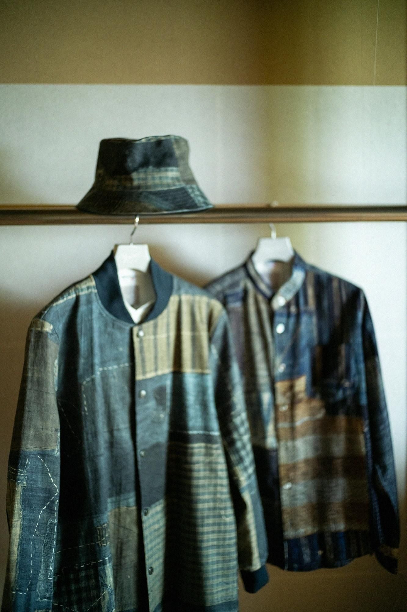 亚麻棉弹力夹克衫/BORO IJ