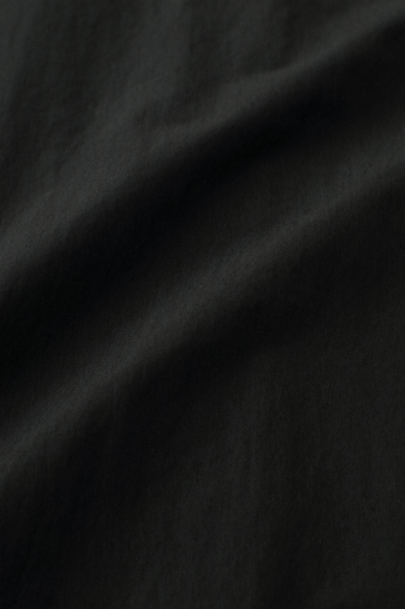 Baumwoll-Nylon-Dolman-Ärmel-Largo-Tunika/Schwarz