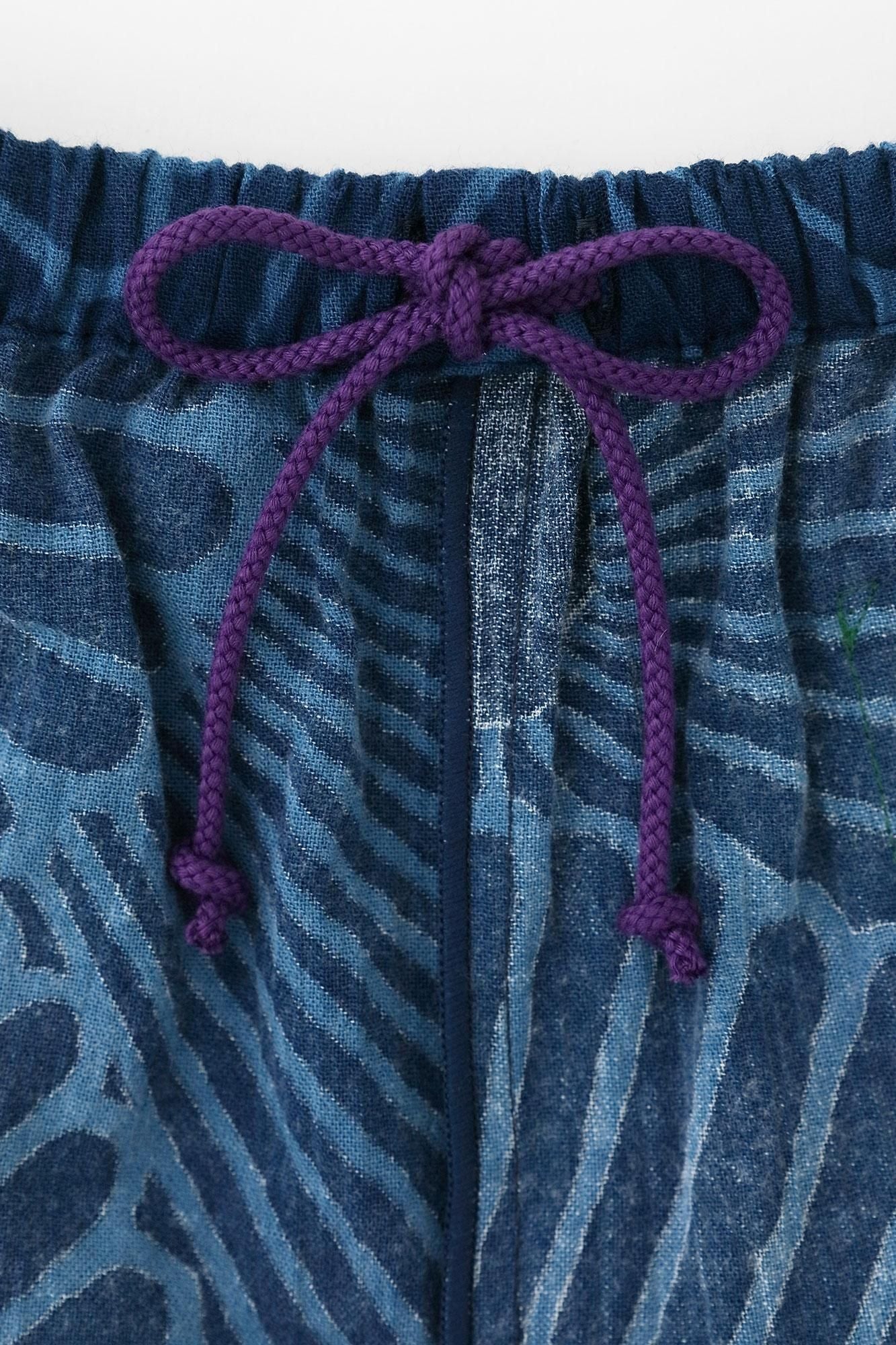 ●高島縮棉20/20 愛奈森童裝長褲 蕾/菊扇