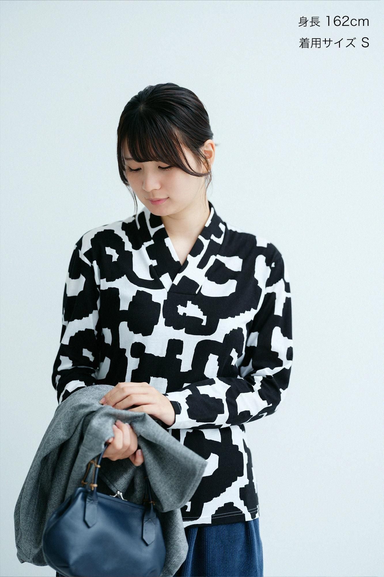 狹風靡 和服領上衣 拔衣紋/木蓮唐草