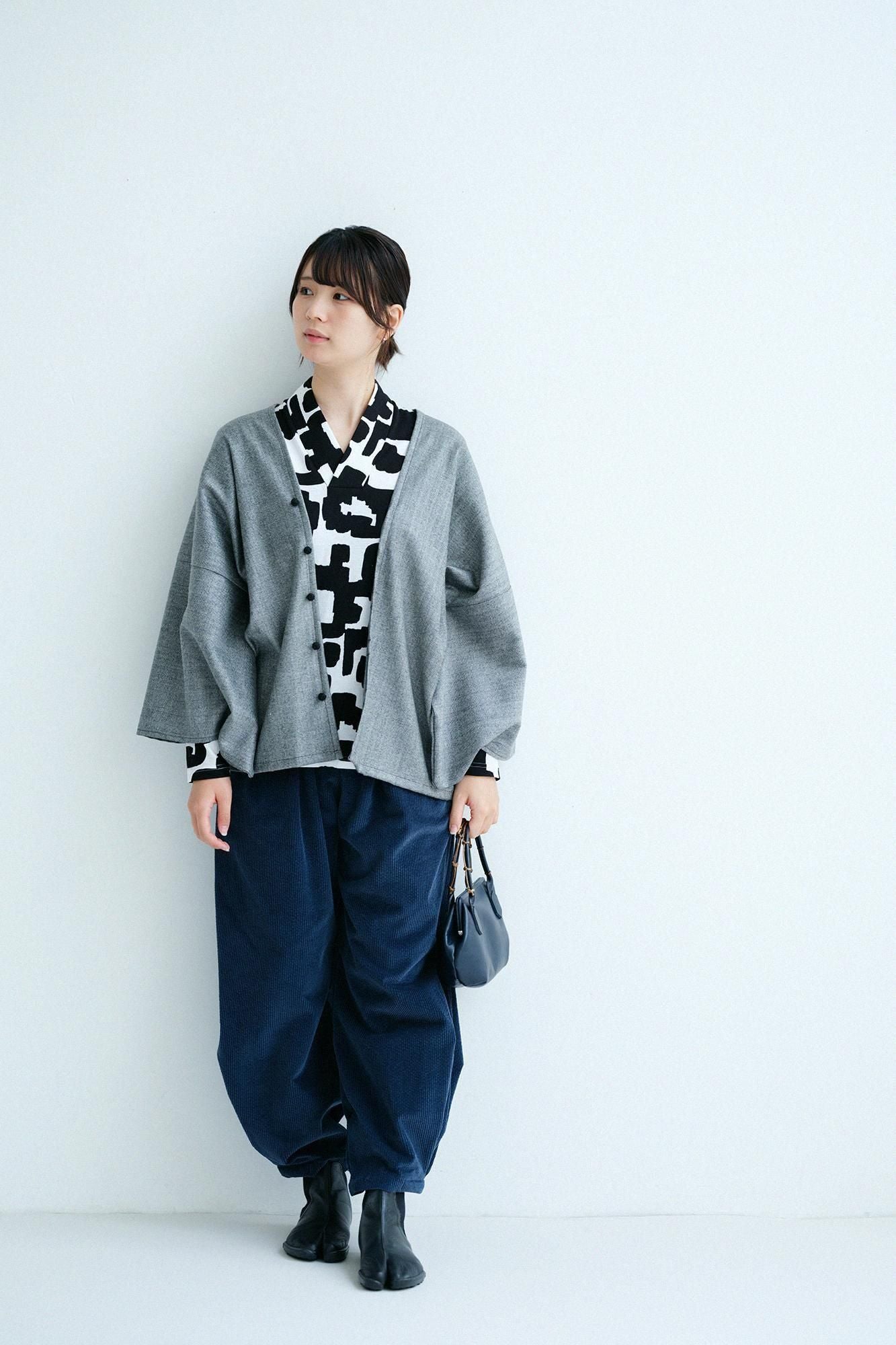 狹風靡 和服領上衣 拔衣紋/木蓮唐草