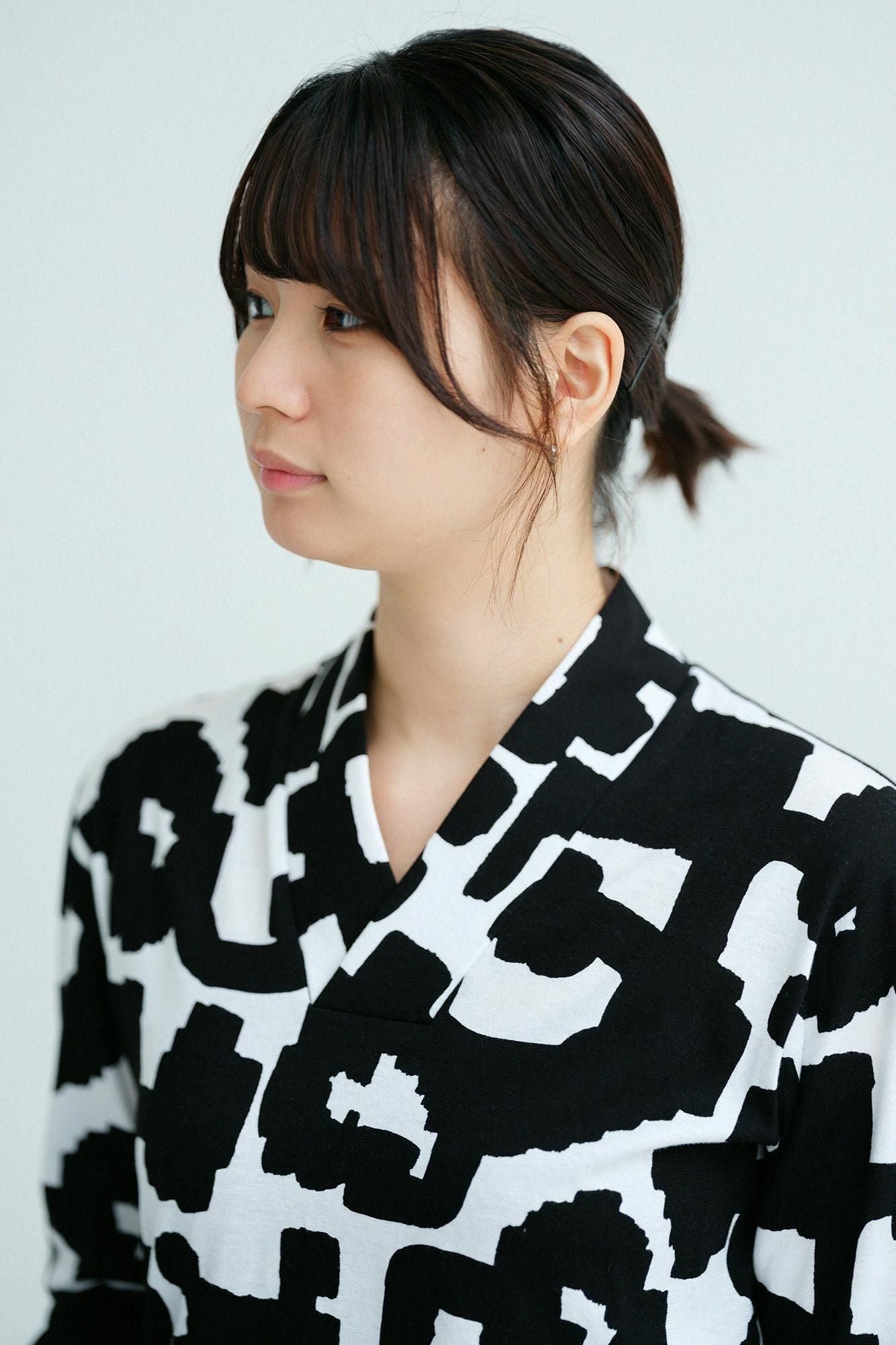 狹風靡 和服領上衣 拔衣紋/木蓮唐草