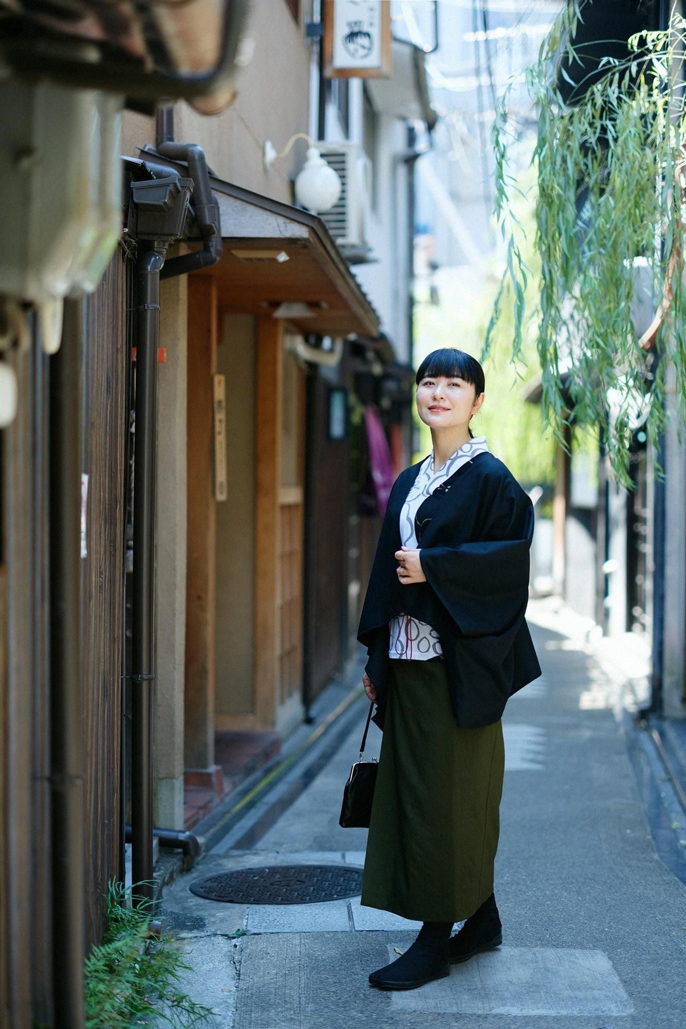 Seba Fubi Kimono Collar Shirt Nukiemon Momoyama