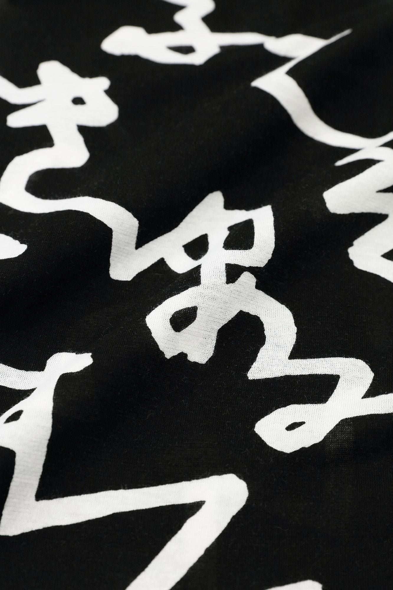 衿巻ジバン/文(ふみ) 濡羽色(ぬればいろ)