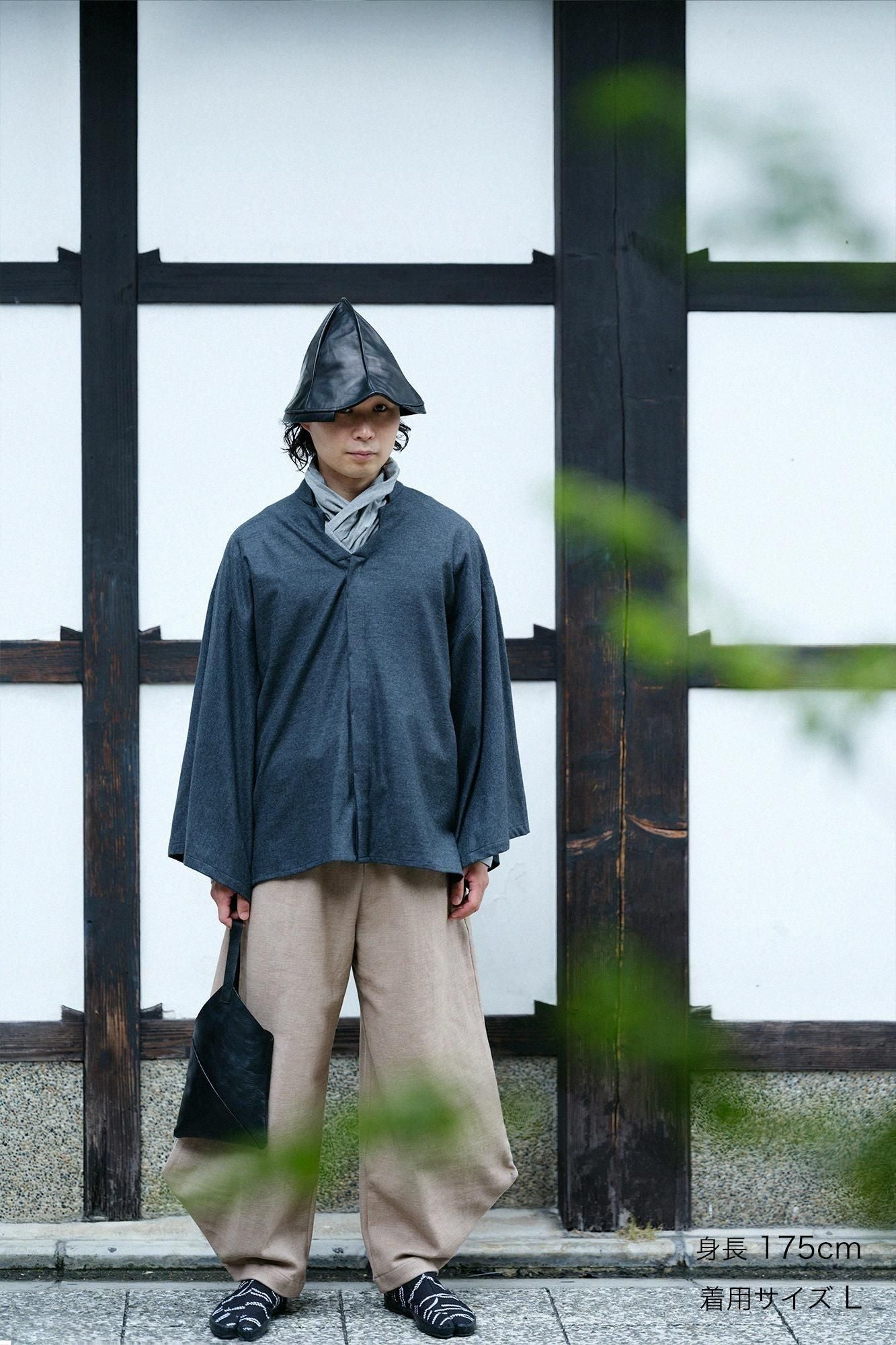 Shin Twill Weave Wide-legged Pants Odayaka / Clove Brown