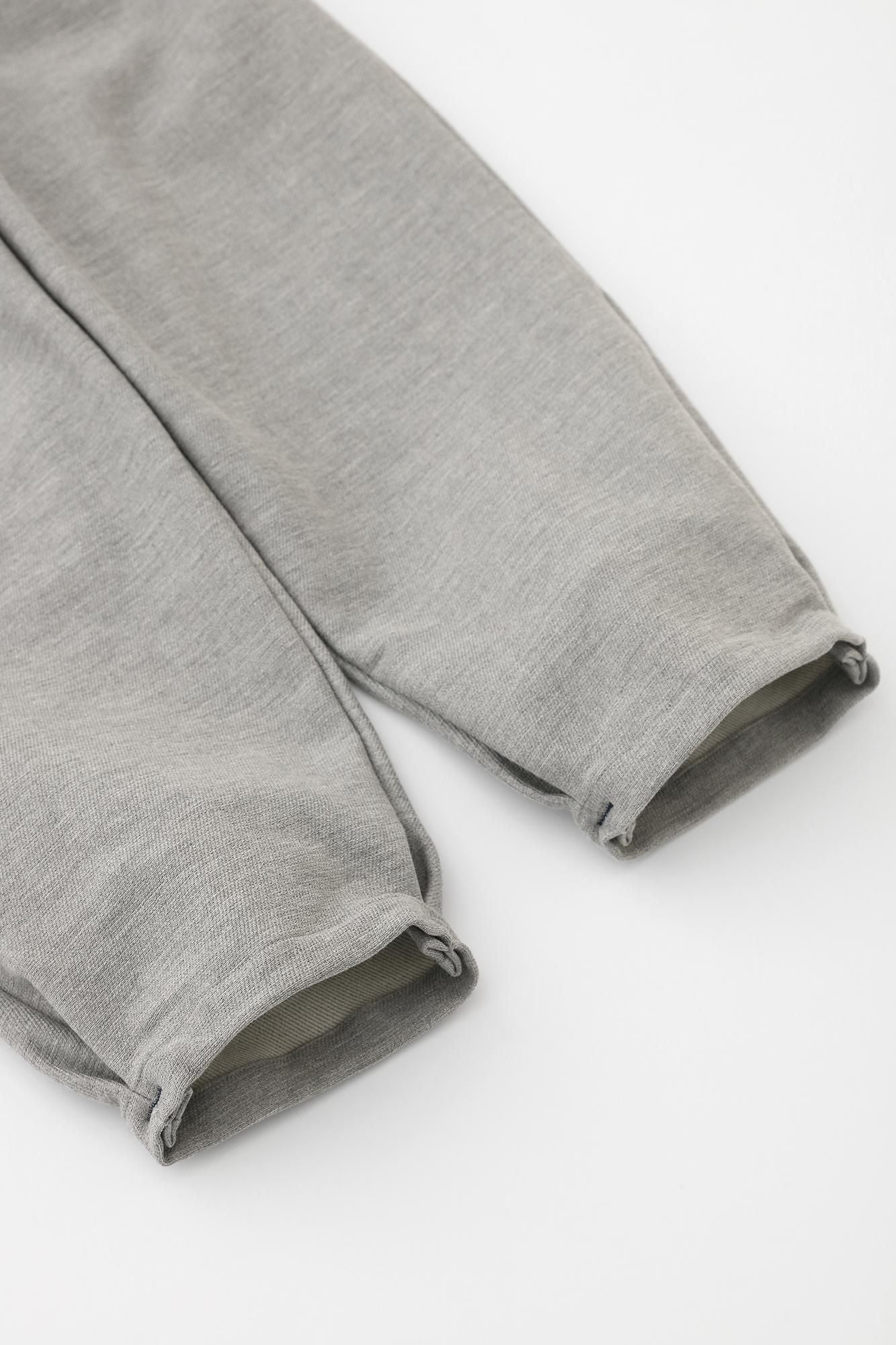 伸斜紋織工人褲/銀灰色