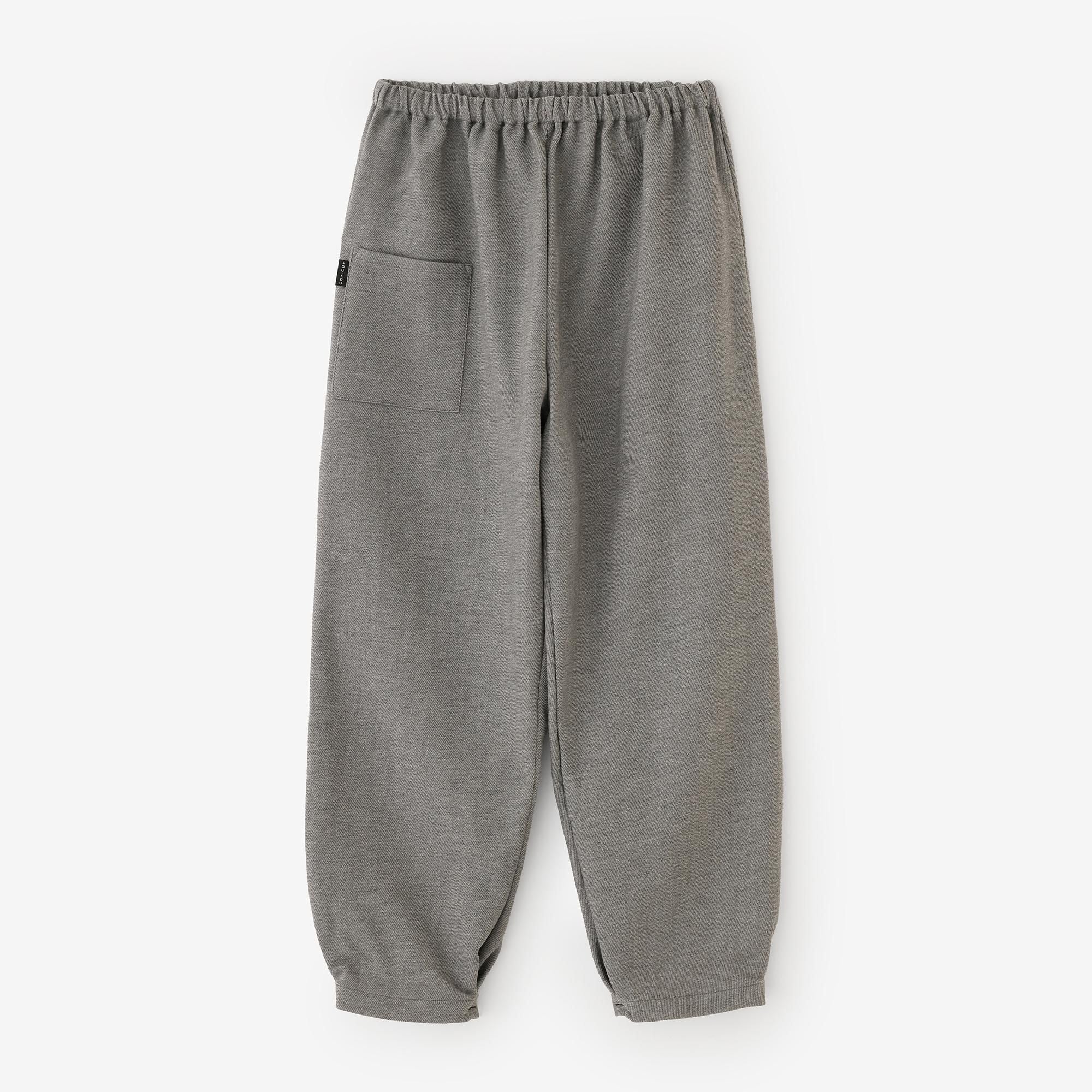 ぺつぺい Shin Twill Weave Monpe Workers Pants / Light Grey