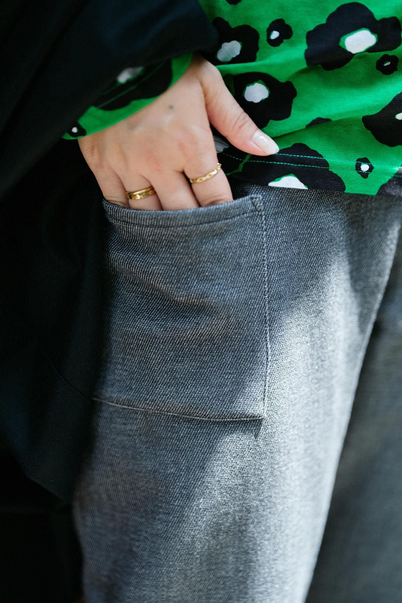 신 아야오리 히다 몸뻬/먹색