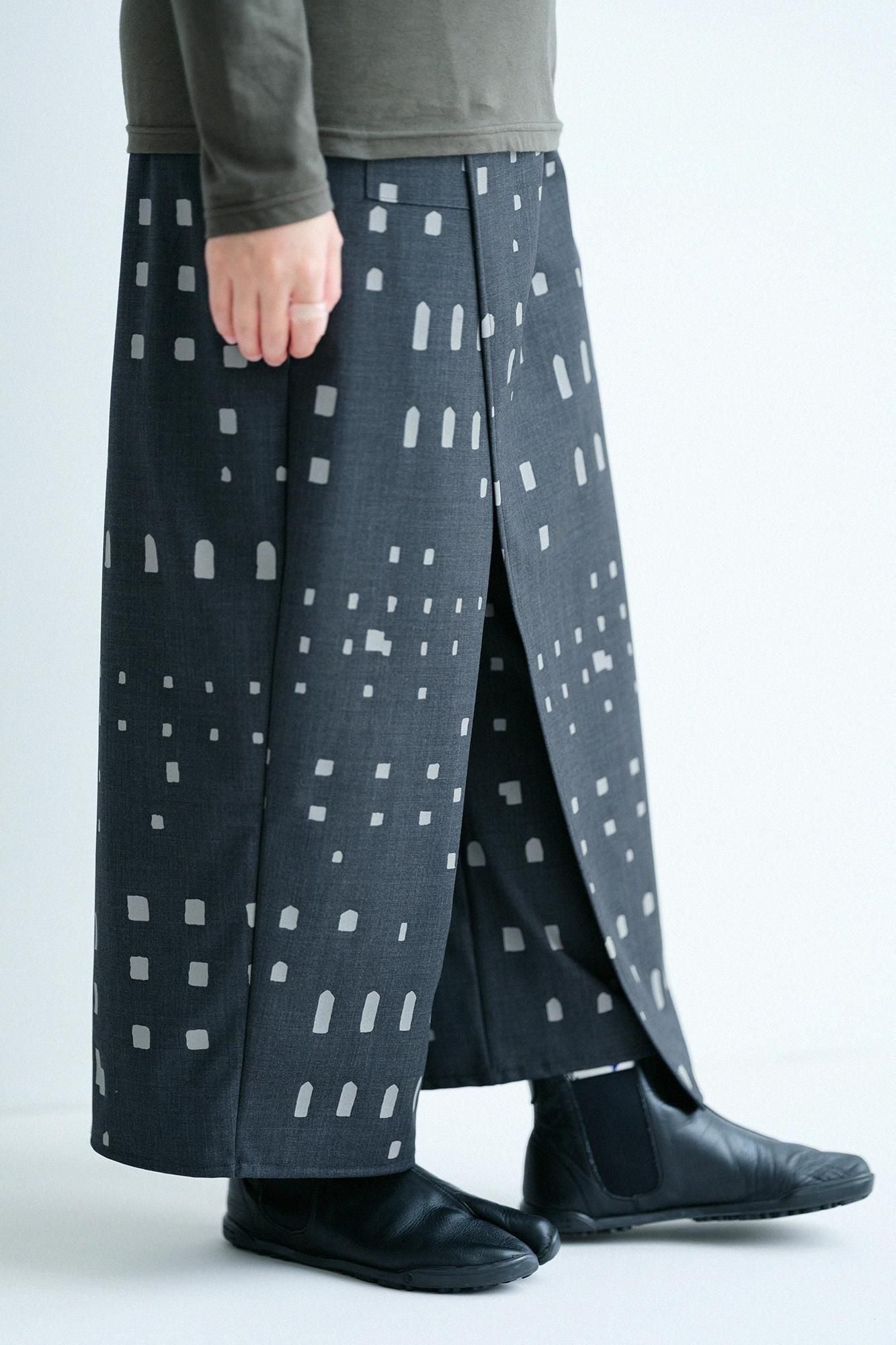 Tissage sergé de laine mérinos Tsutsushita/fenêtre couleur Decharcoal