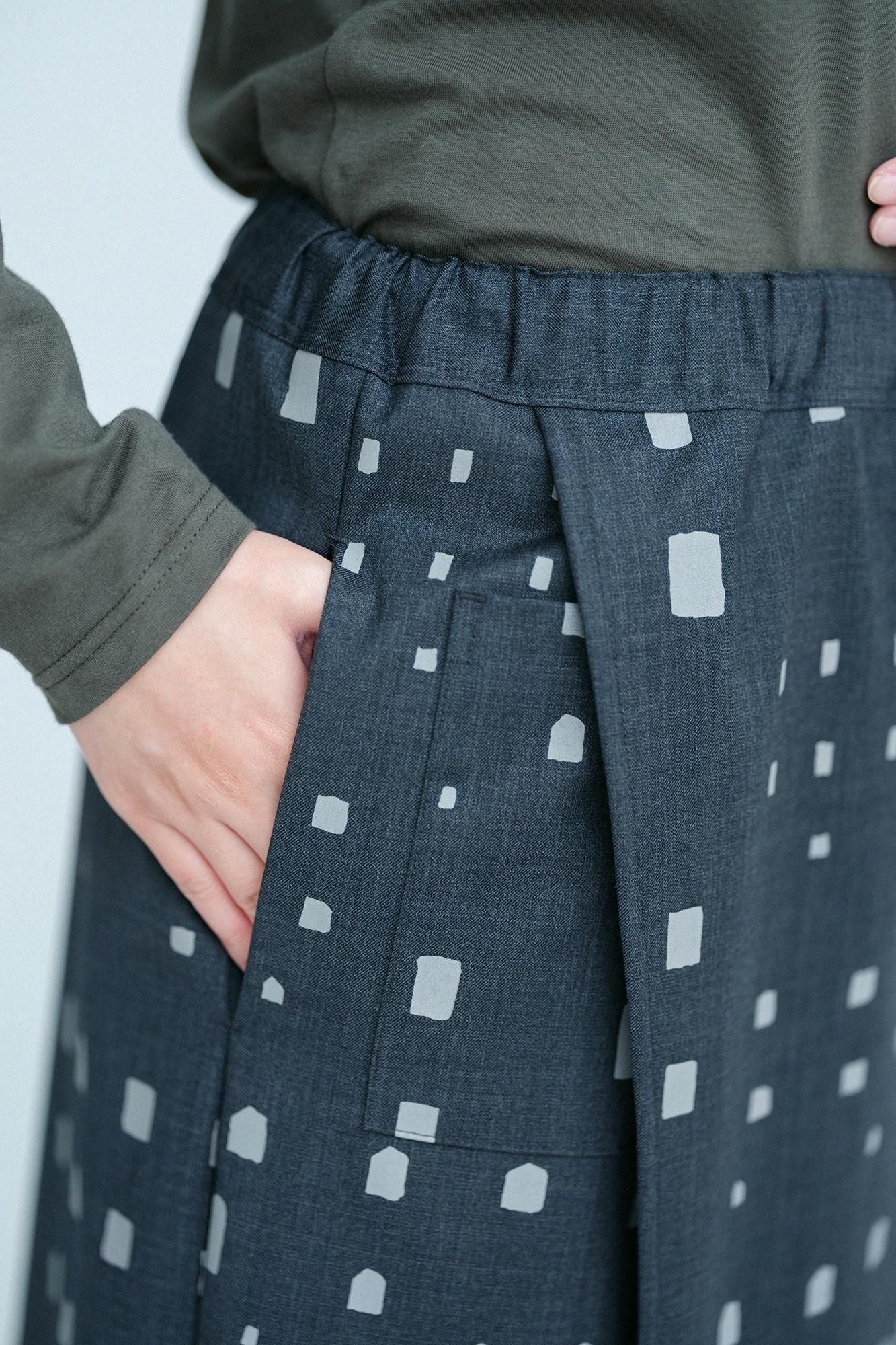 Tissage sergé de laine mérinos Tsutsushita/fenêtre couleur Decharcoal