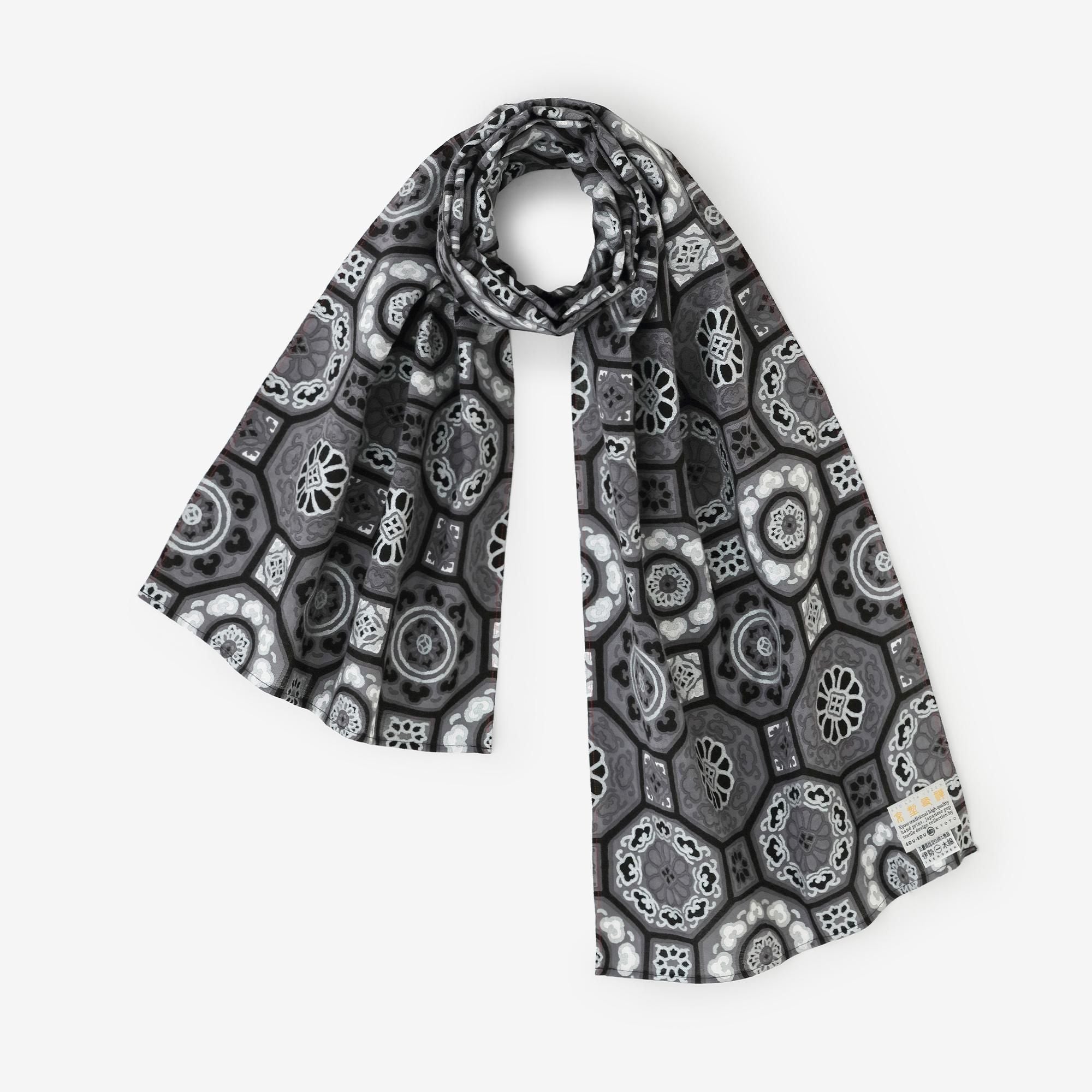 Isemomen Cotton Scarf / Gorgeous Charcoal Grey