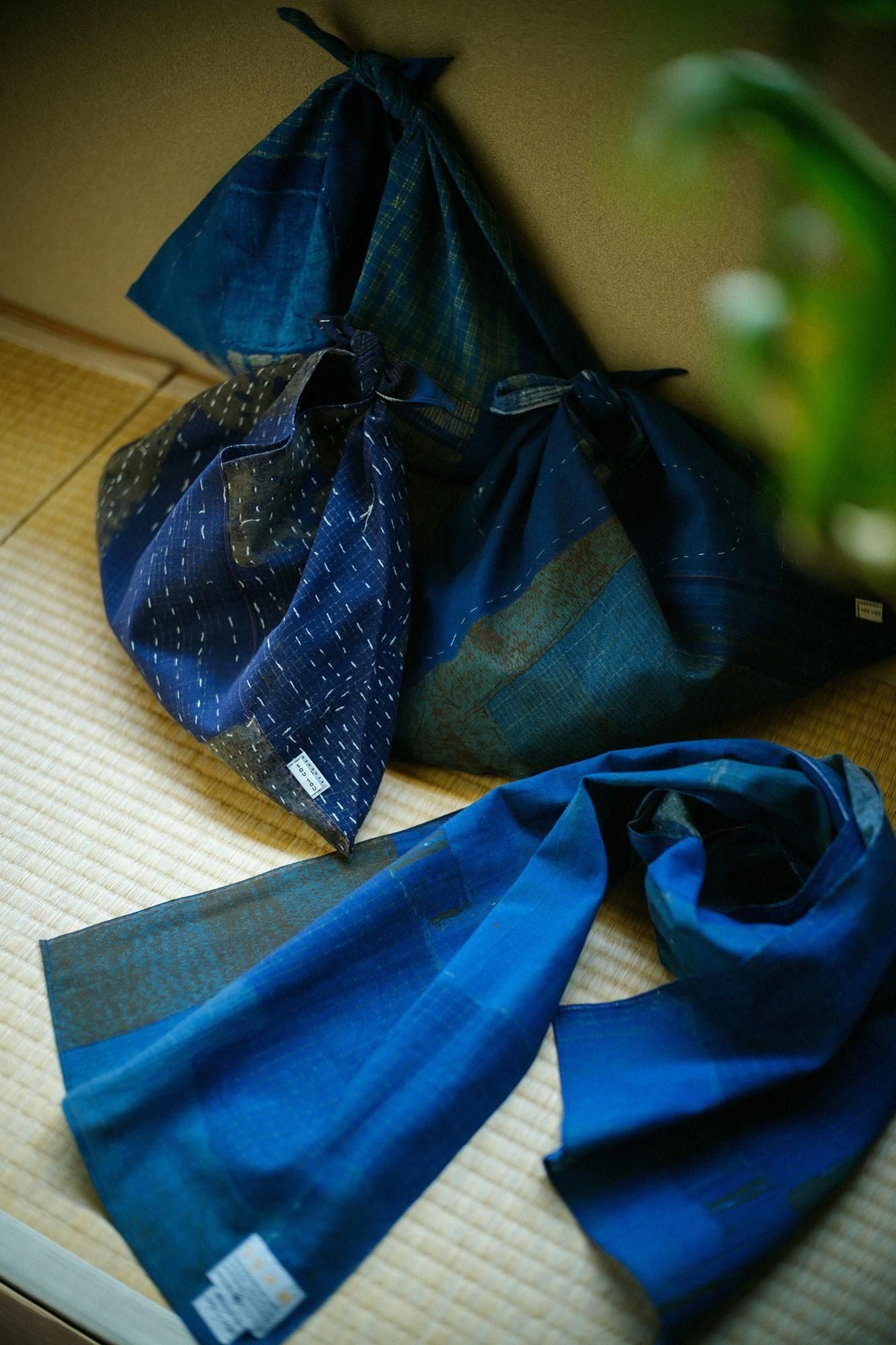 Isemomen Cotton Kohabaori Eco Bag/BOROⅡ