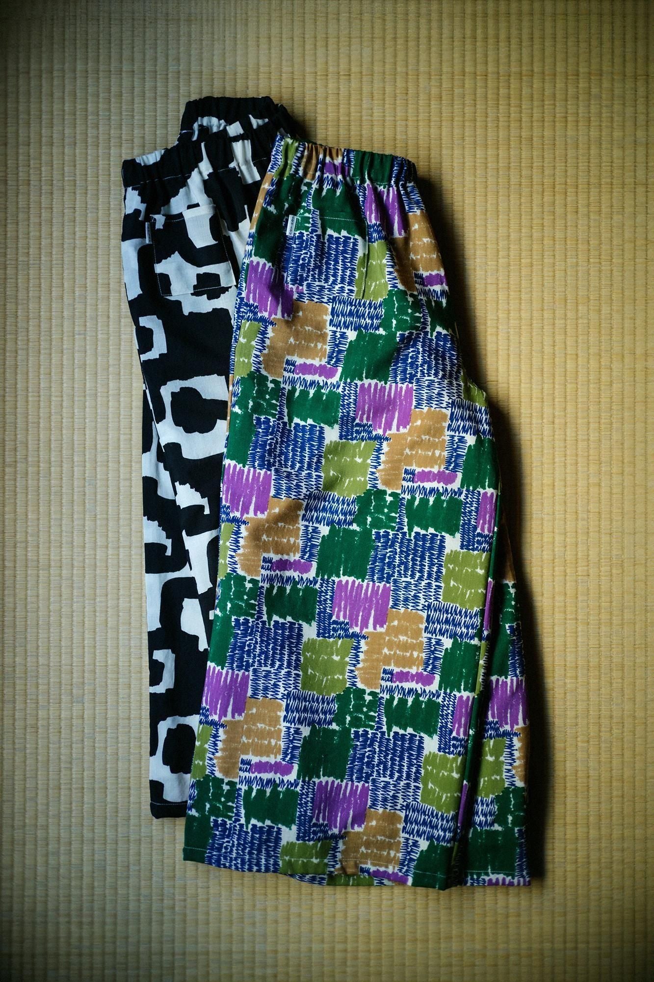 平纹细布 Hironari Monpe/Pak 蔓藤花纹 (Bokukarakusa)