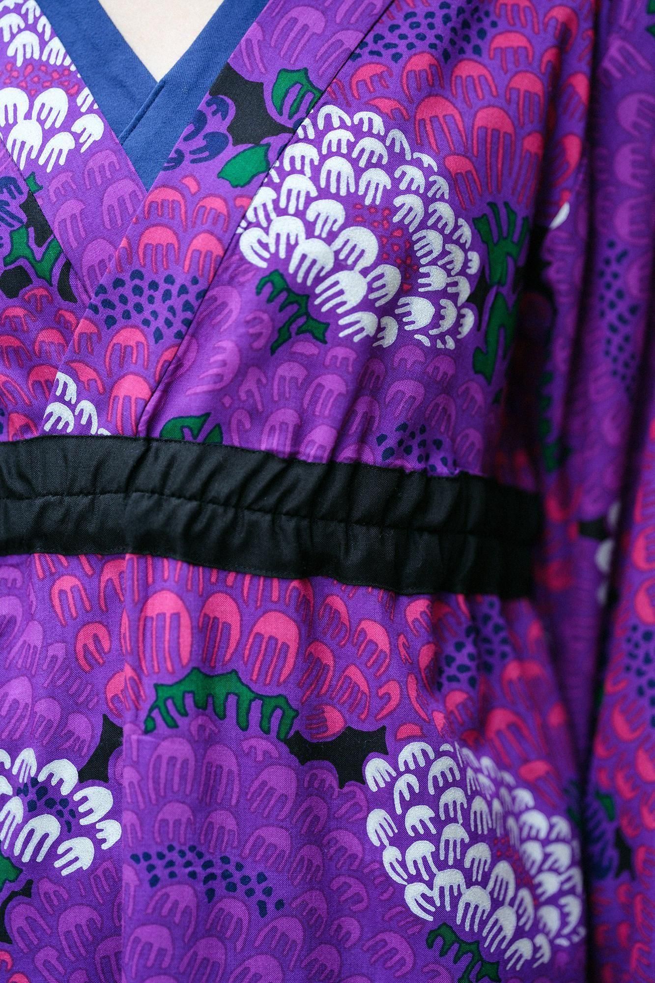 モスリン みたて衣/けんらん 夜紫(やし)