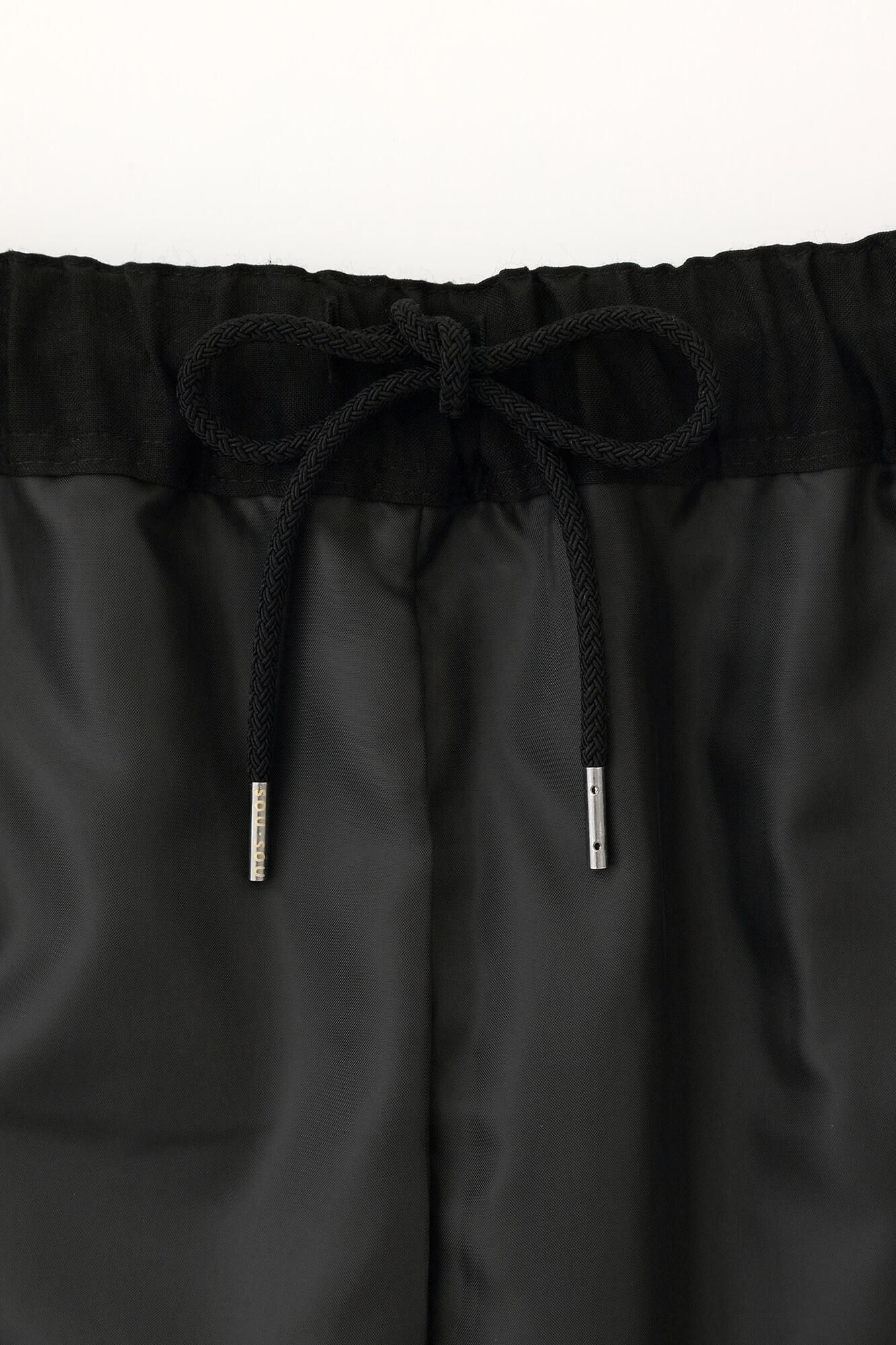 モスリン 手柄寛衣下(たかみかんいした) 片身替わり(かたみがわり) 2.0/濡羽色(ぬればいろ)×華麗(かれい)