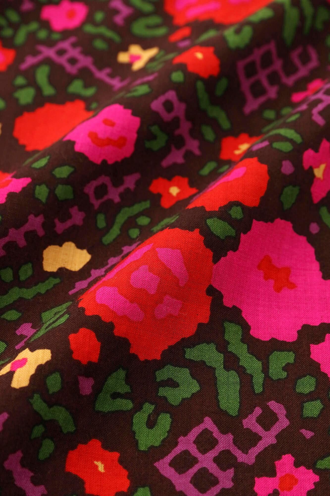 毛斯綸長裙/薔薇