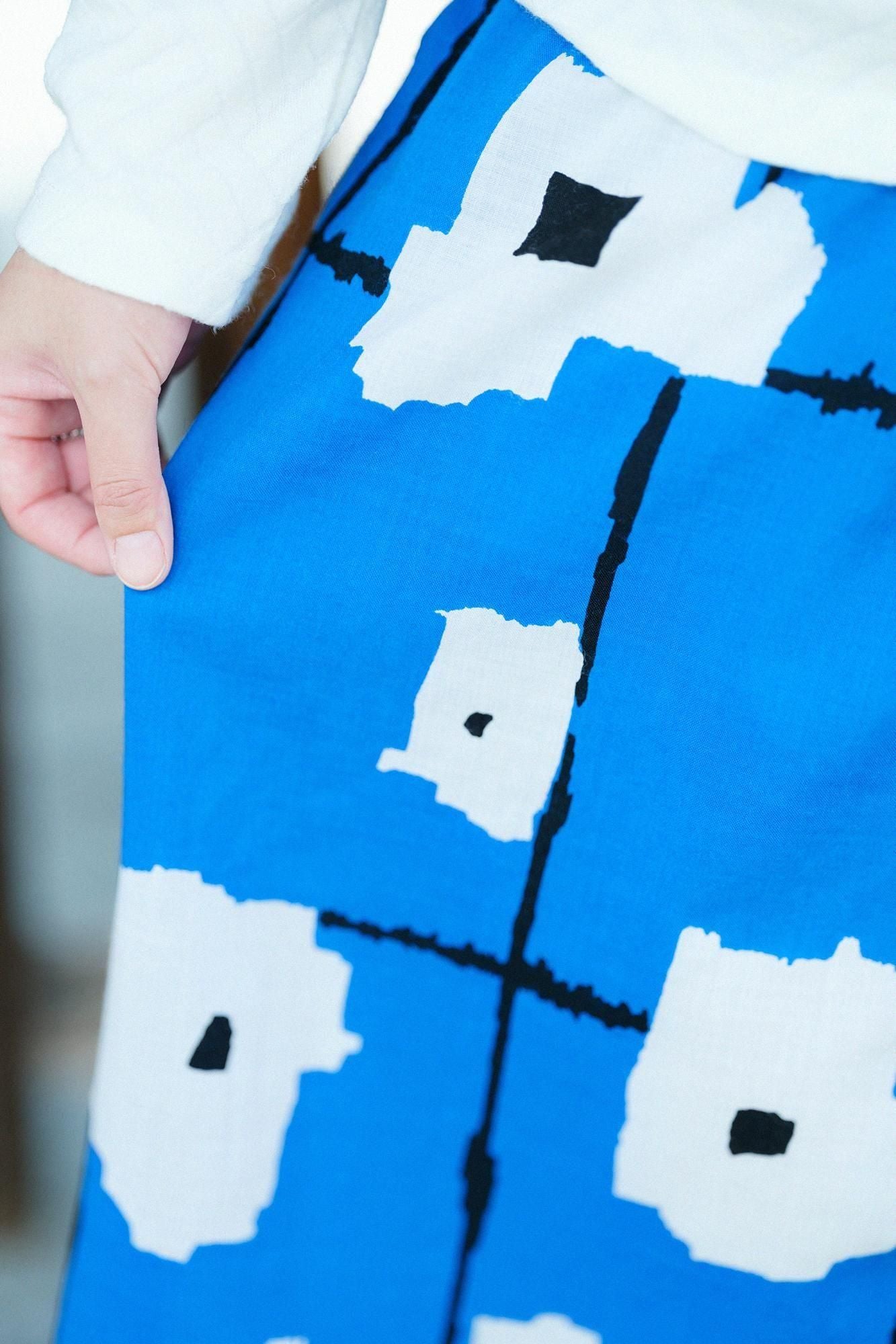 毛斯綸長裙/天花