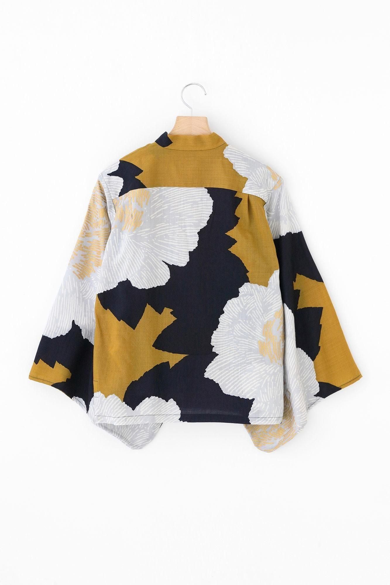 Dessus en tissu d'herbe en mousseline/pivoine Twilight Moon