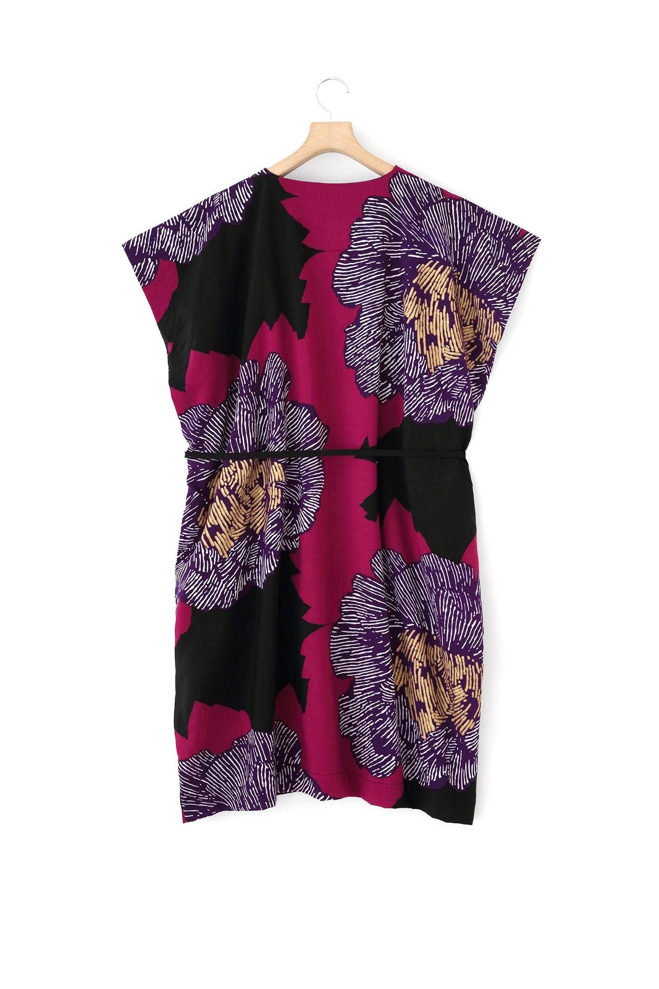 모슬린 직사각형 원피스(초호케이) /작약