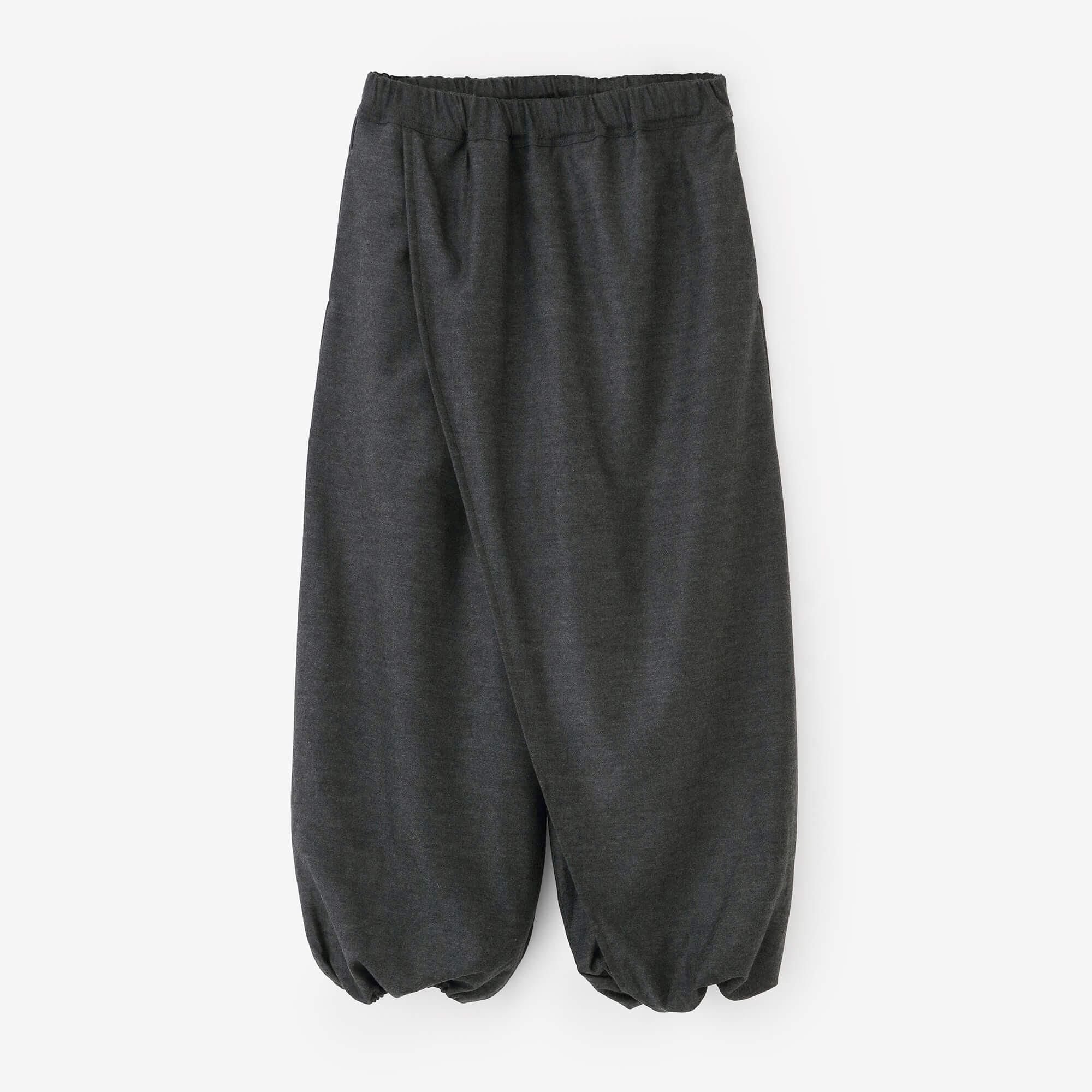 Balancircular® Wool Wrap Harem Pants / Charcoal Grey