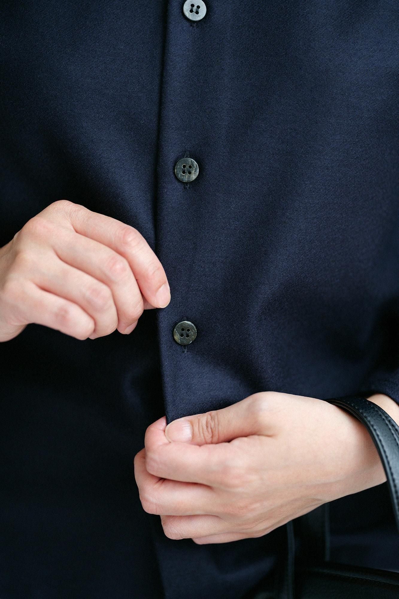 Balance Circular(R) 羊毛 Soui 上衣/深蓝色