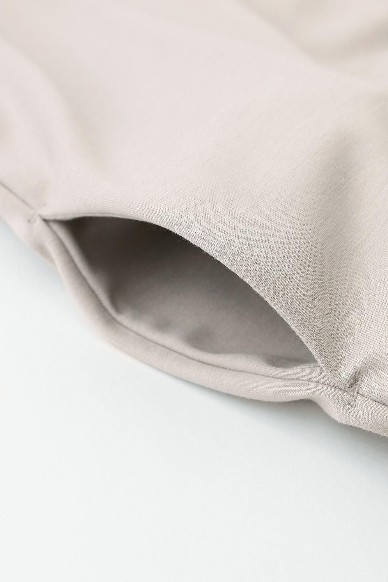 羊毛混紡 雙面編 太夫背心洋裝/灰白色