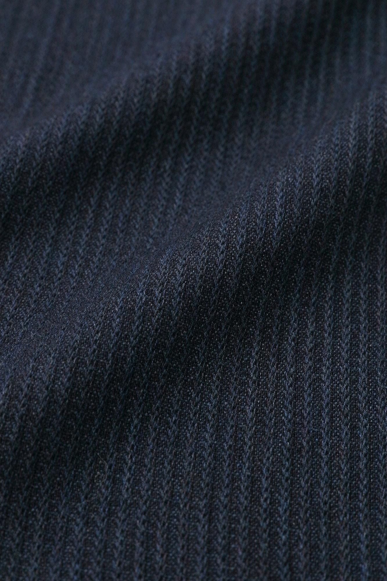 梳毛 外披/藍黑色