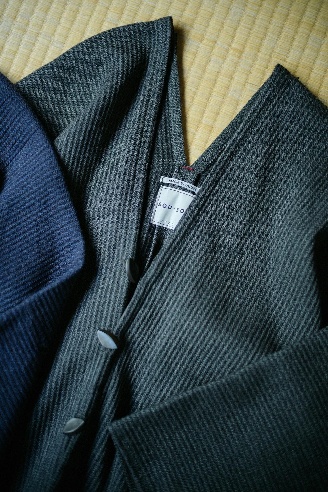 梳毛 外披/墨色