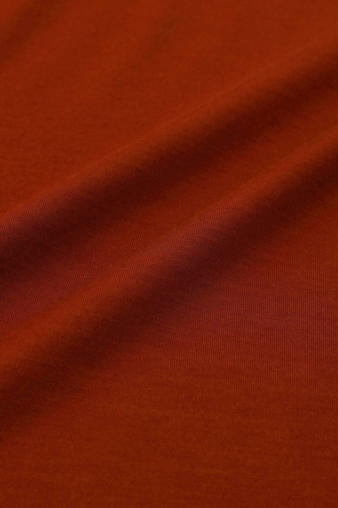 Washable Plain Stitch Wool Squirrel-like Cardigan / Red Birch