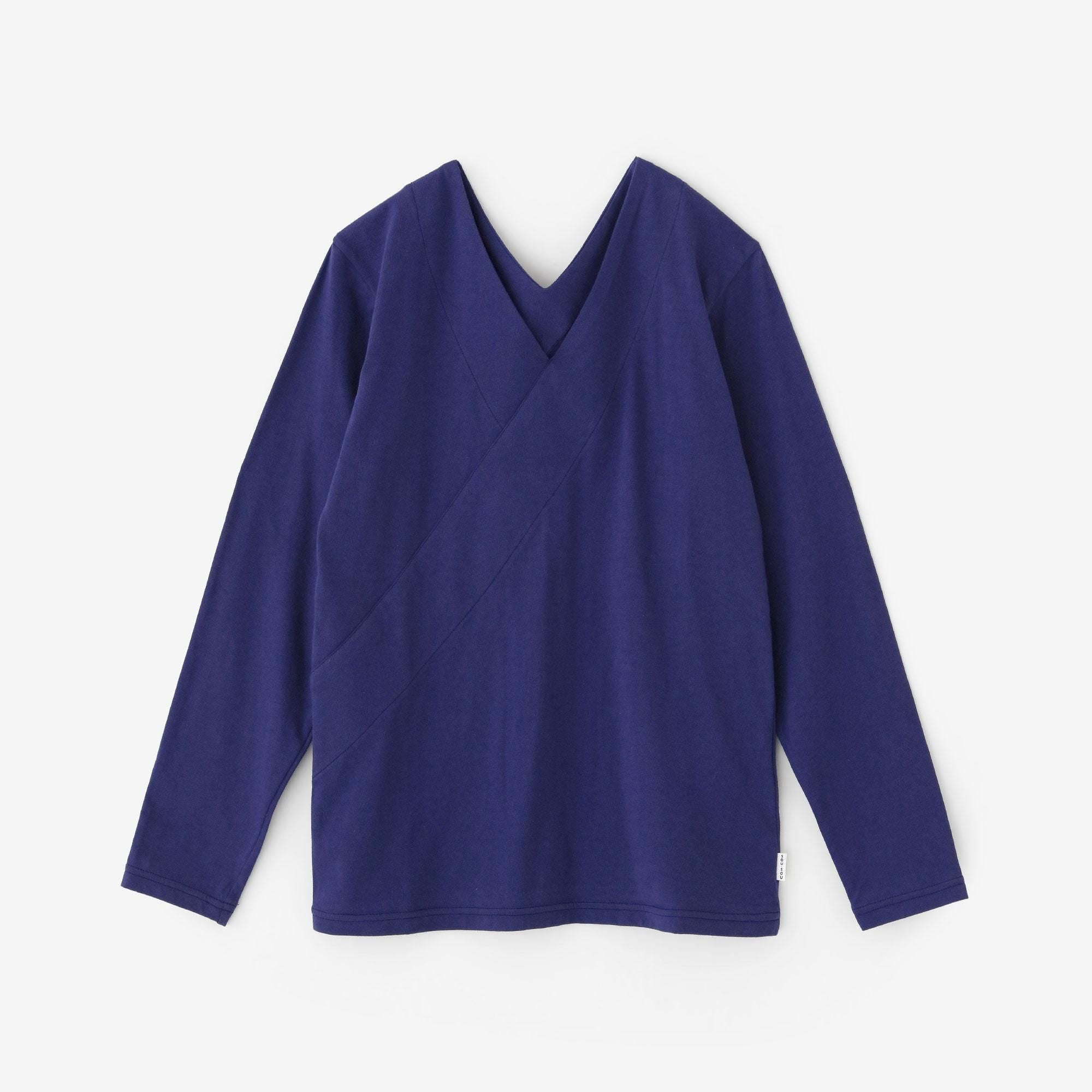 Long Sleeve V-neck Shirt / Ultramarine