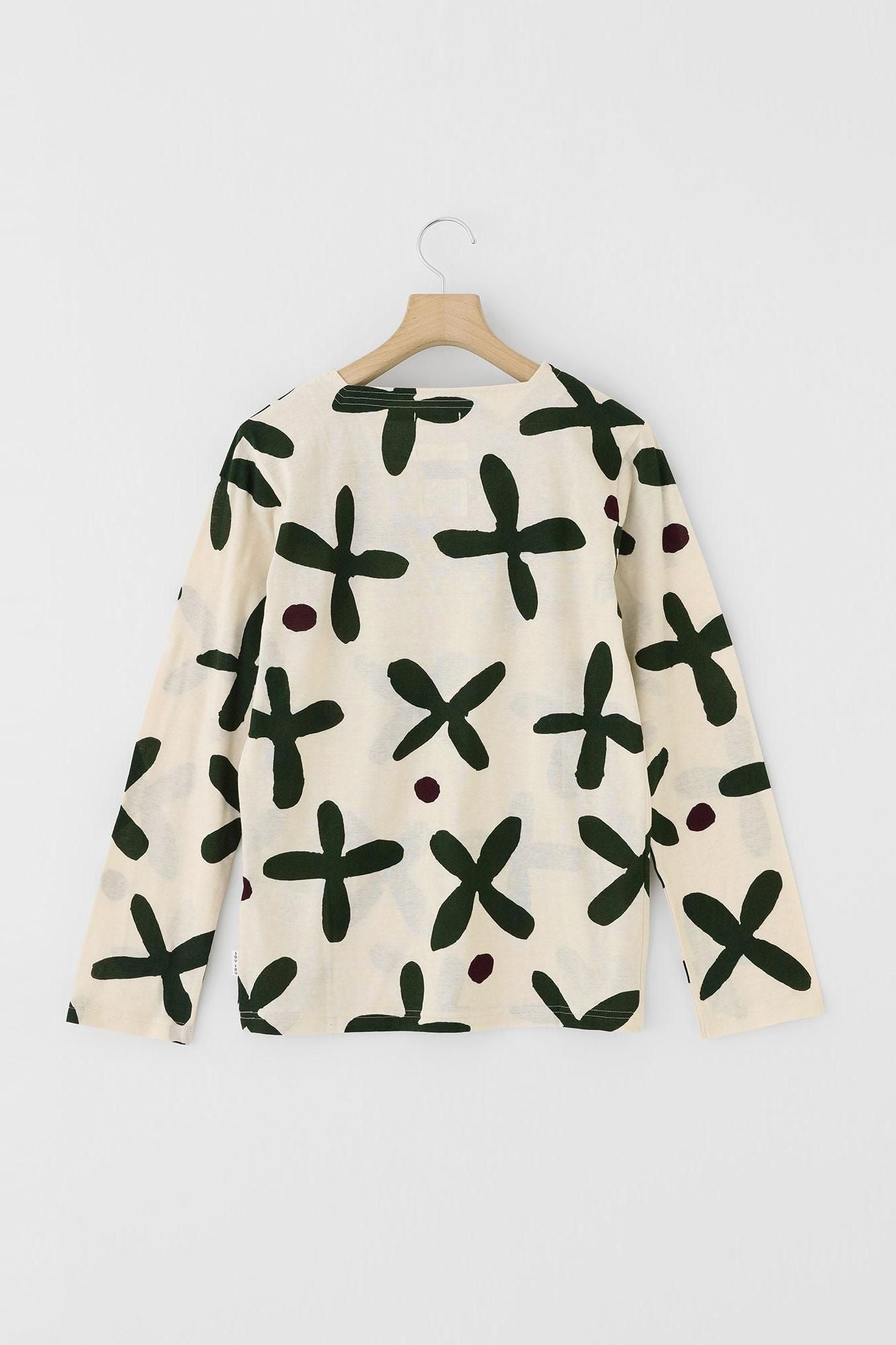 方領上衣/蘿蔔草橄欖綠