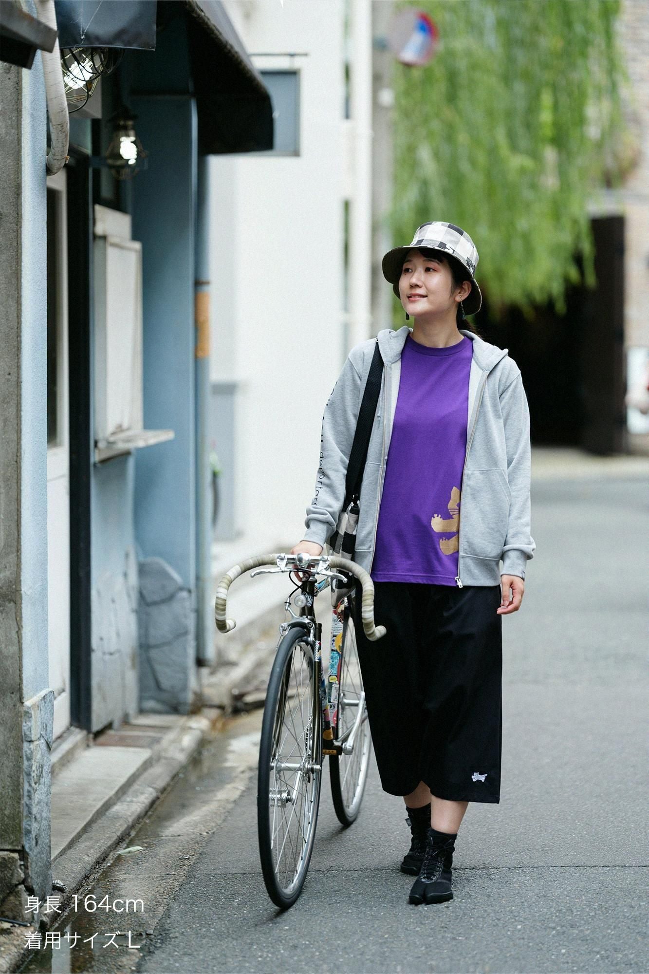 Cotton×Solotex® Chino Cloth Daimonjiyama Daimonji Sarouel Pants / Black