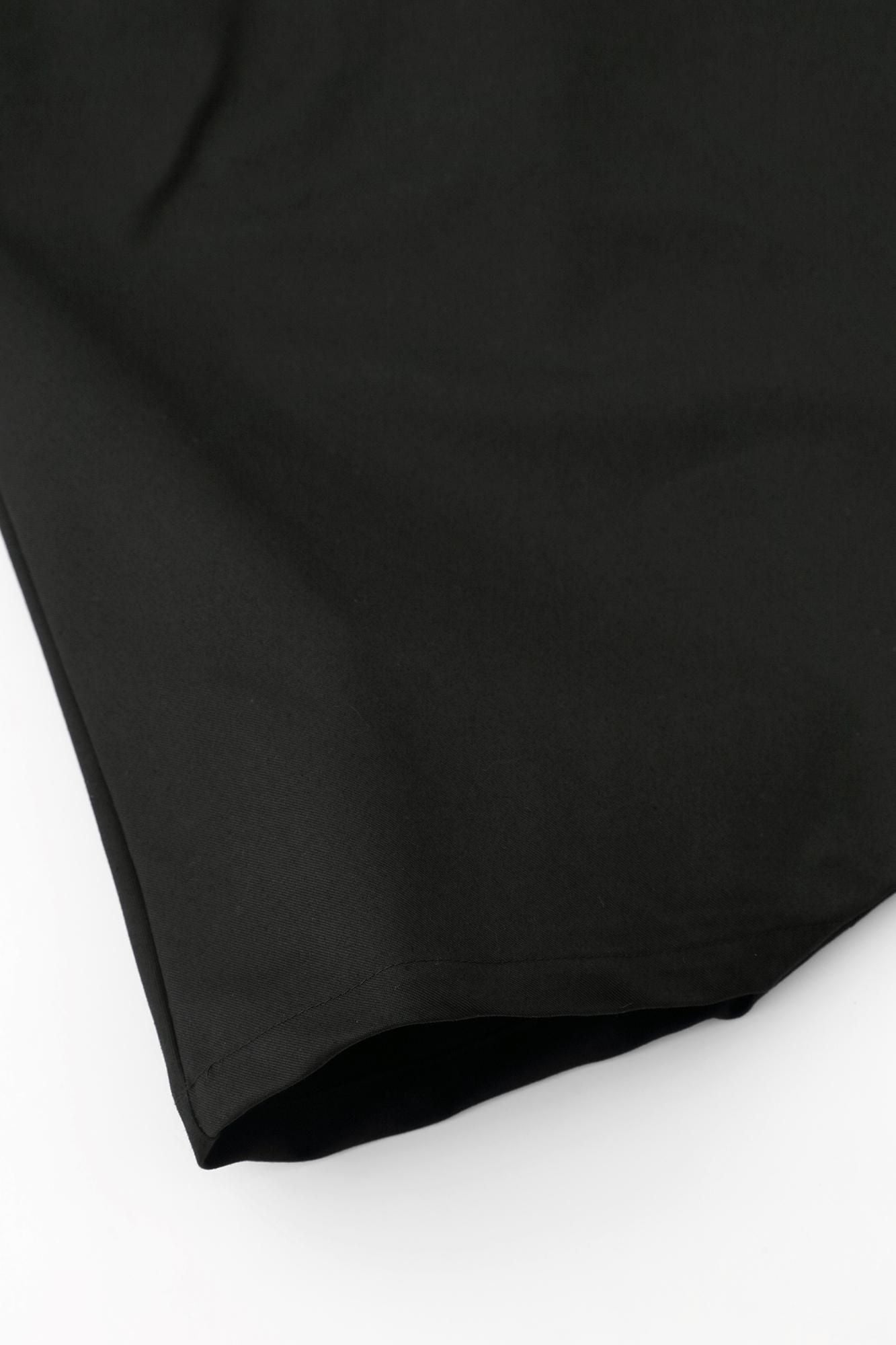 Cotton×Solotex® Chino Cloth Daimonjiyama Daimonji Sarouel Pants / Black