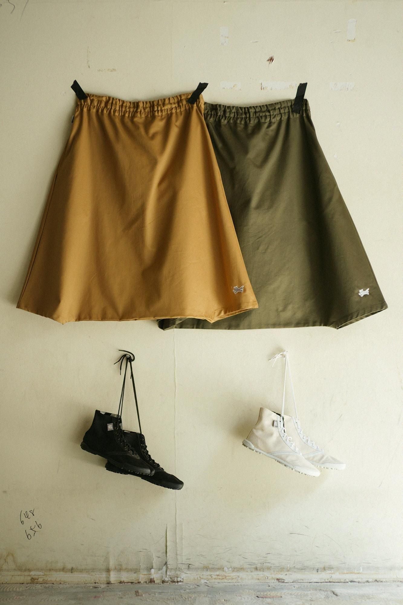 Cotton×Solotex® 卡其布 大文字山 飛鼠褲/卡其綠