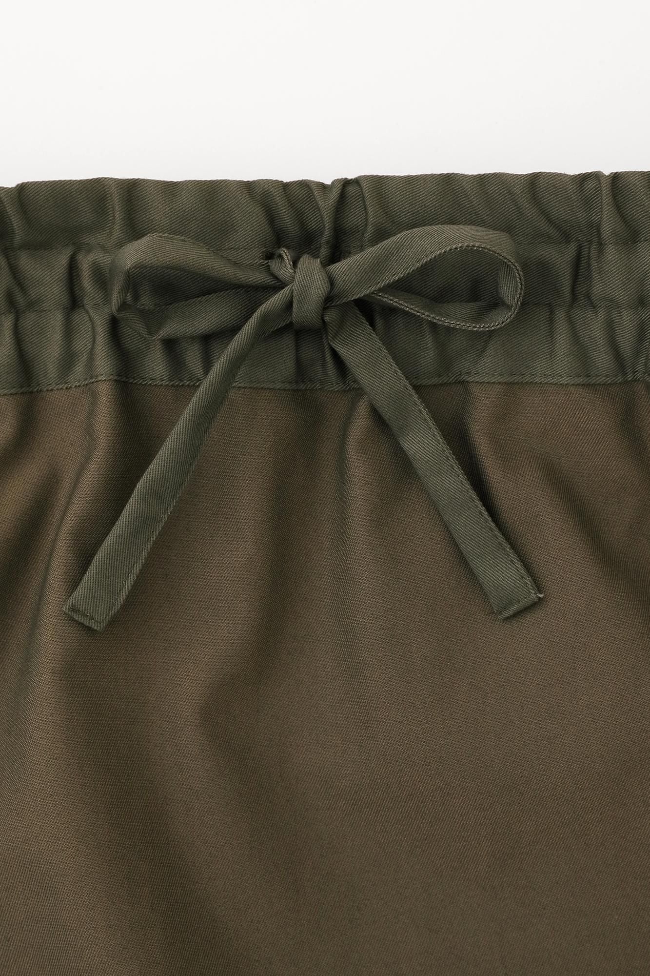 Cotton×Solotex® 卡其布 大文字山 飛鼠褲/卡其綠