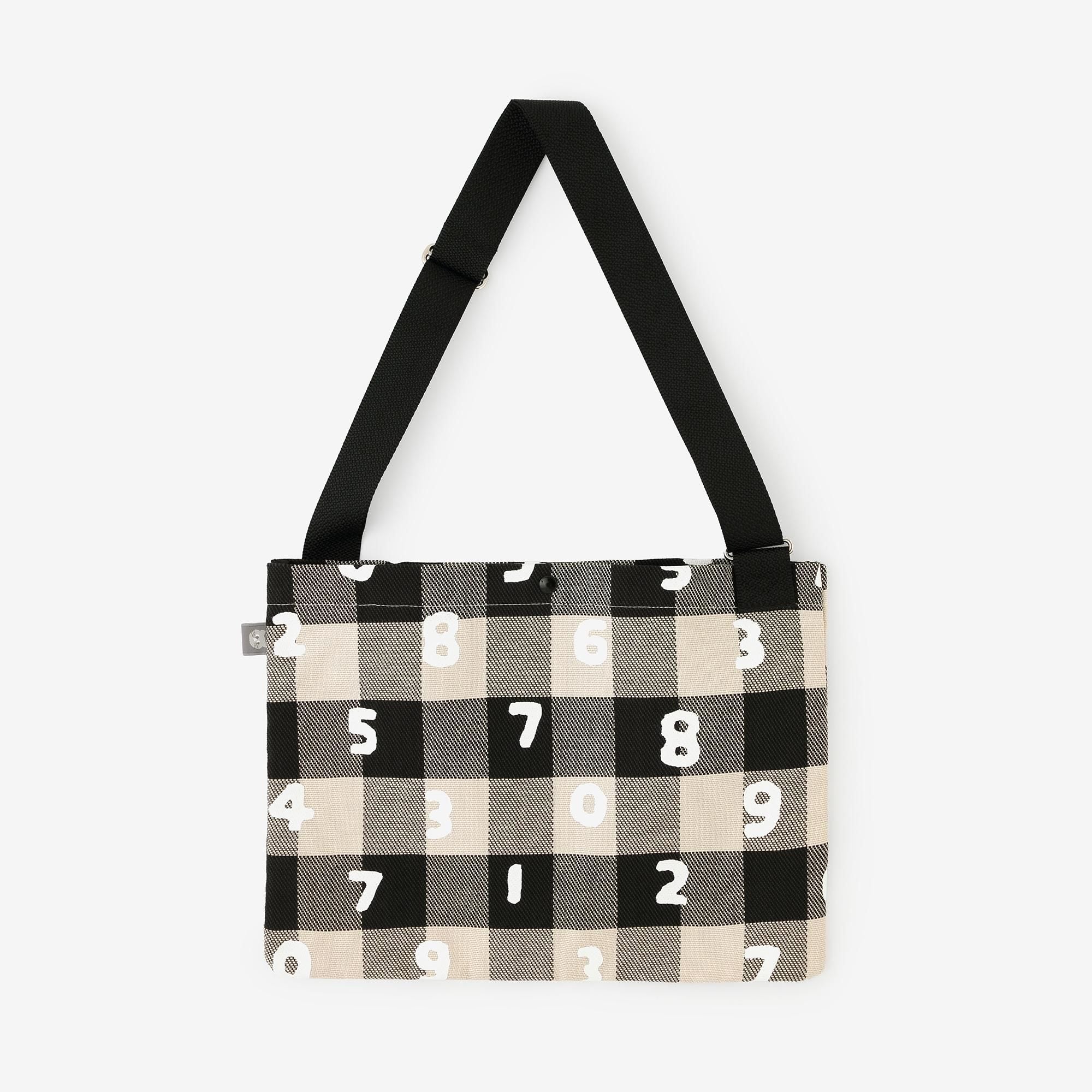 ヘビーツイルチェック サコッシュ/SO-SU-U アイボリー