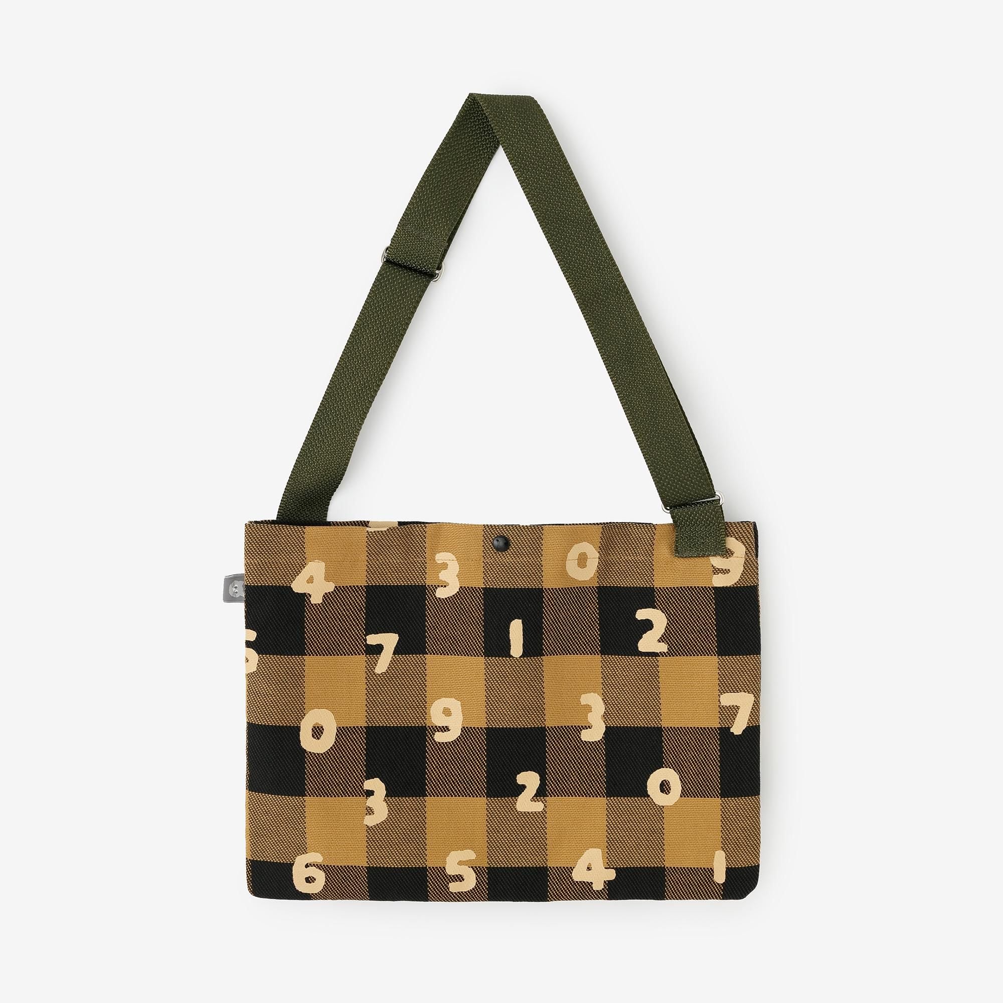 重磅斜纹布格纹 Sacoche/SO-SU-U 芥末色