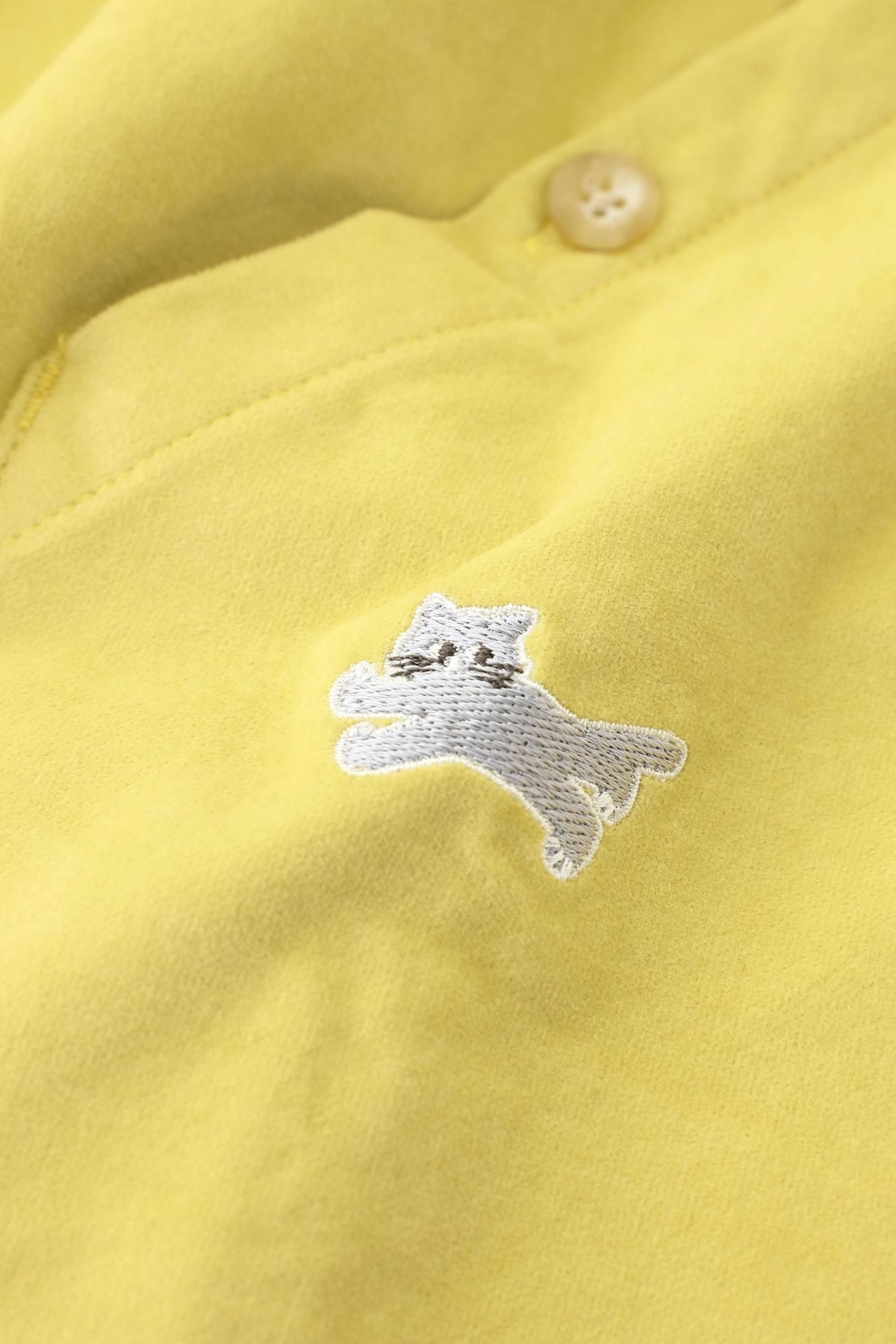 弹力灯芯绒 BIKE Suteteko/柠檬黄