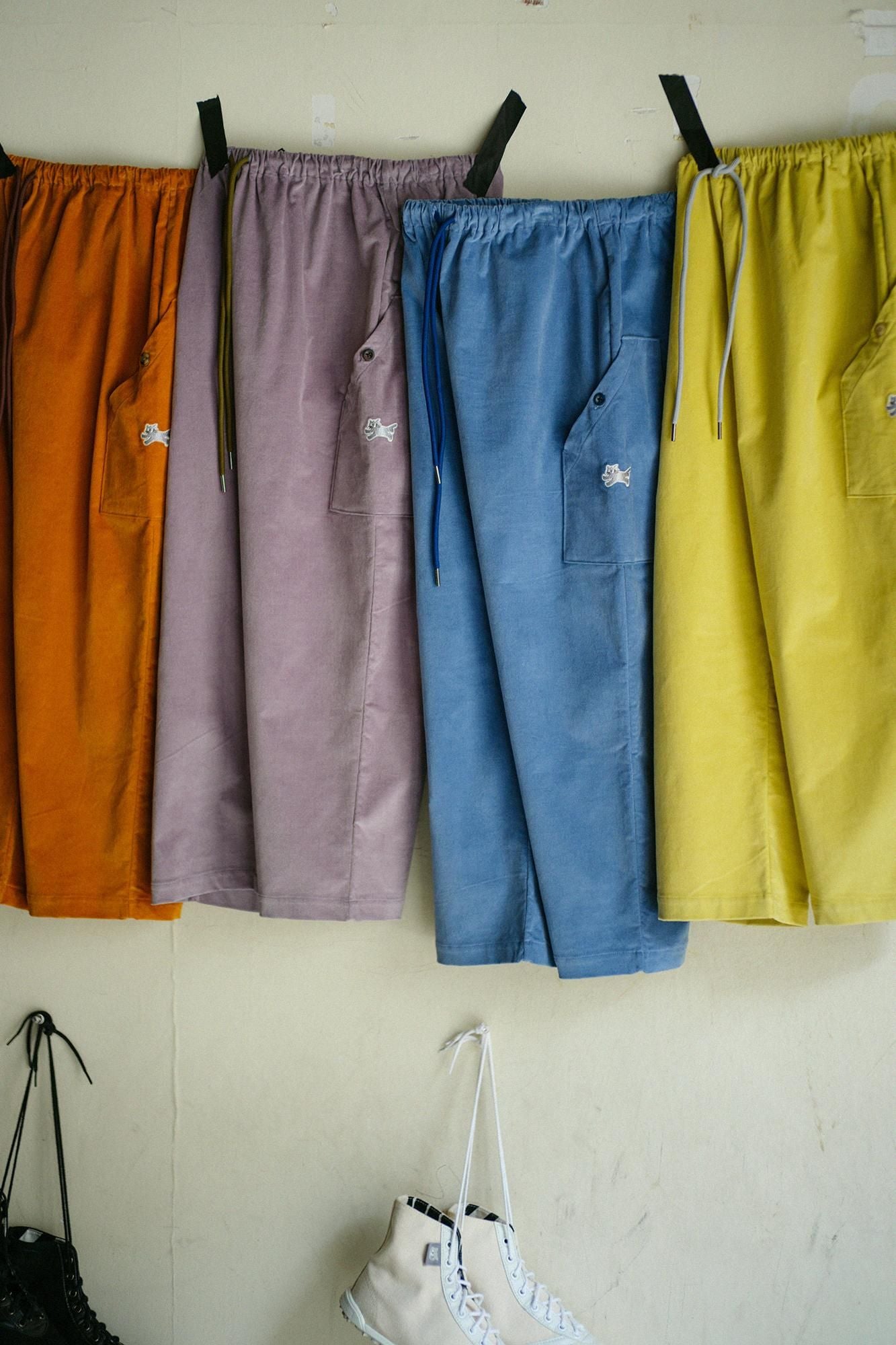 弹力灯芯绒 BIKE Suteteko/柠檬黄