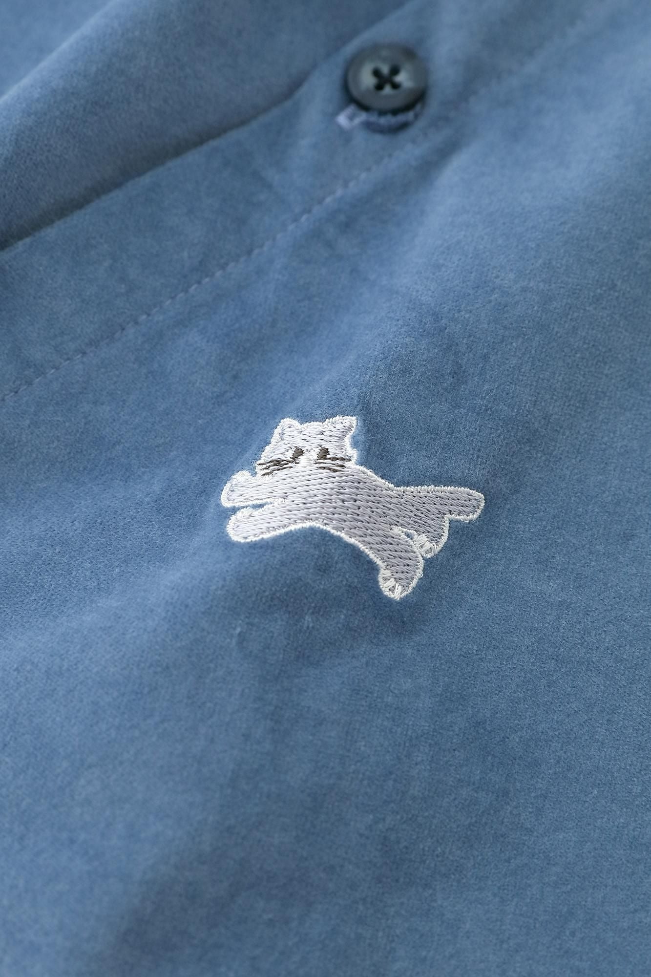 弹力灯芯绒 BIKE Suteteko/JBlue