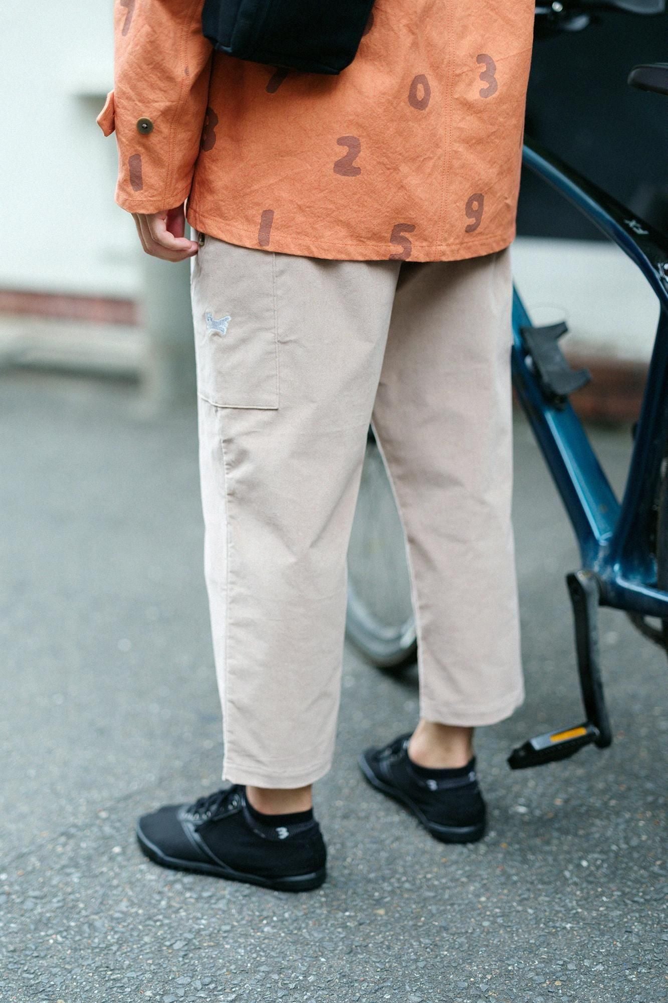 弹力灯芯绒 BIKE Suteteko/小鹿色