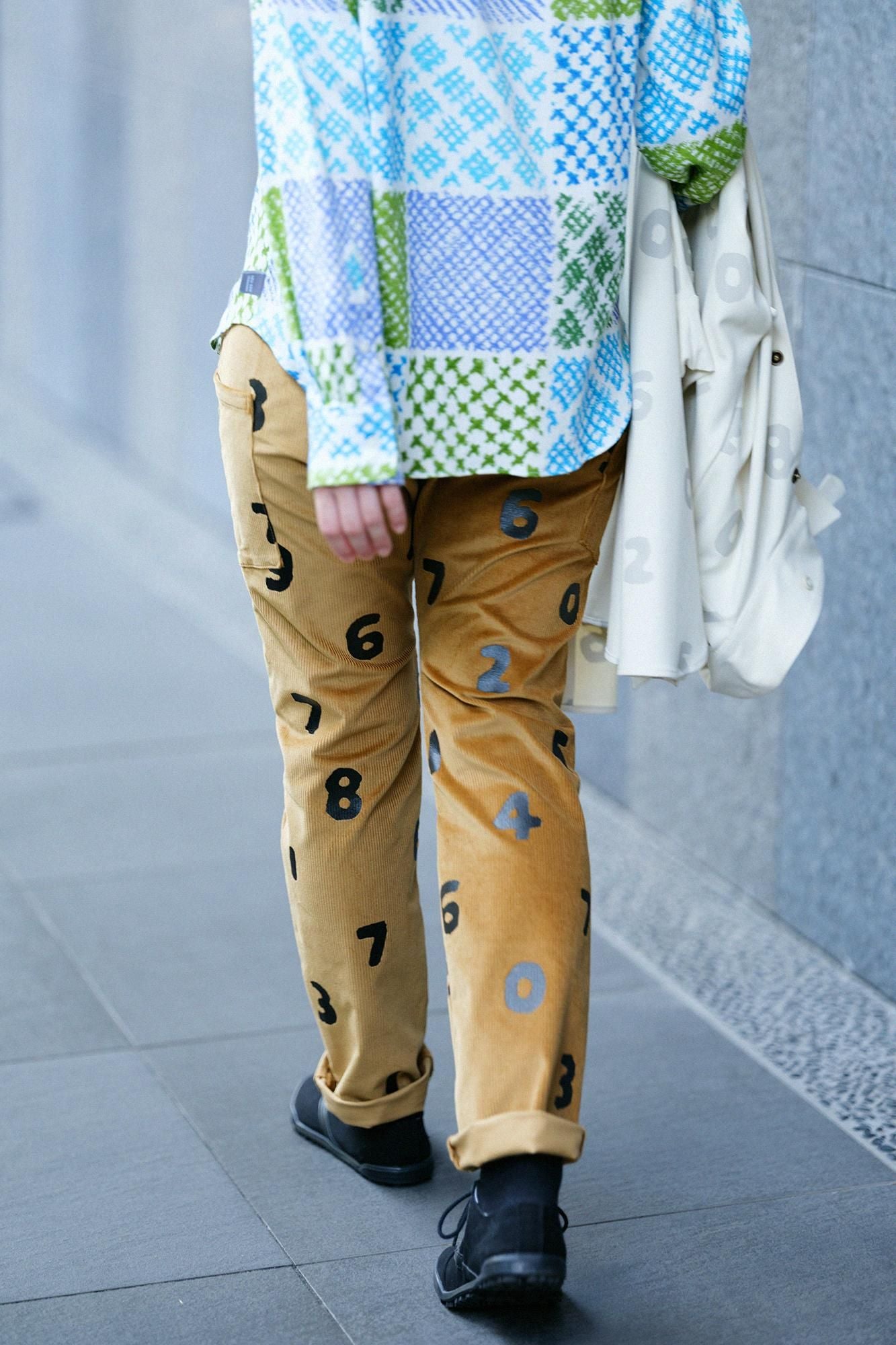 Velours côtelé extensible BIKE cargo/SO-SU-U ocre