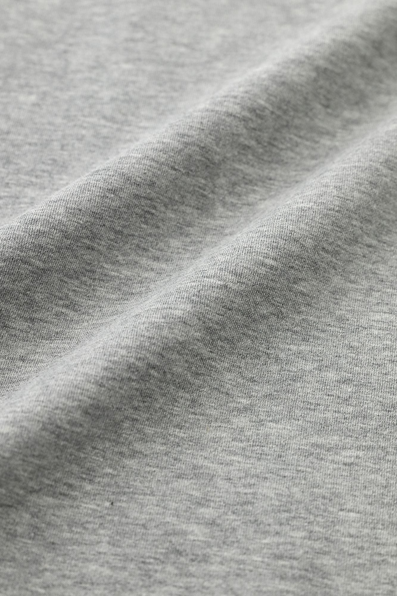 ベア天竺 衿巻ジバン/杢灰(もくはい)