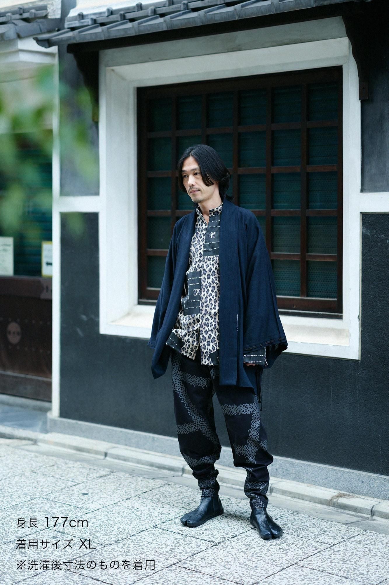 伸(しん) 綾織(あやおり) 裁付(たっつけ)えんゆう穿き/がんじがらめ 濡羽色(ぬればいろ)