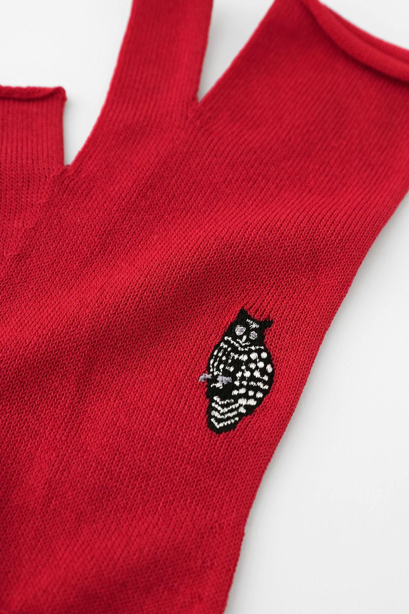 UV Cut Cool Dry Gloves / Red