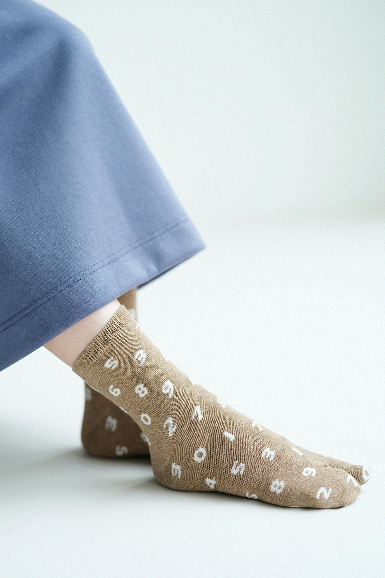 【net限定40%OFF】エコな足袋下(普通丈)/SO-SU-U 杢枯茶(もくかれちゃ)【女性用】